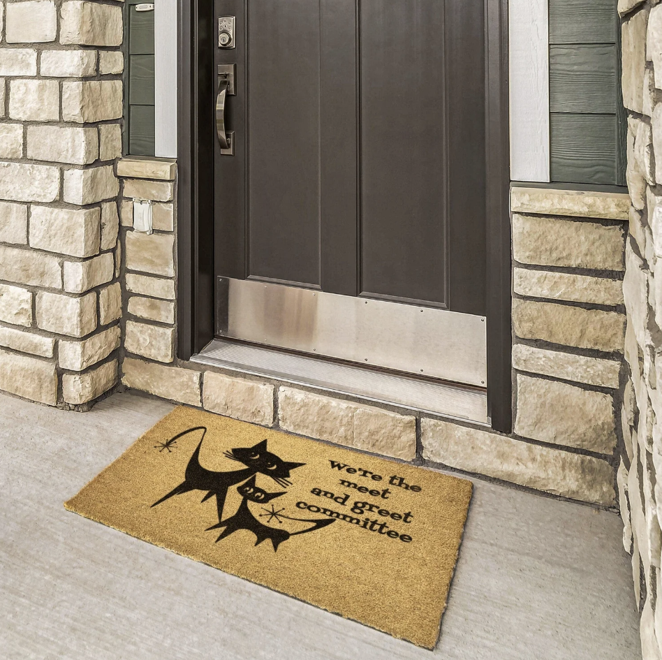 9 Mid Century Modern Door Mats Your Guests Will Love