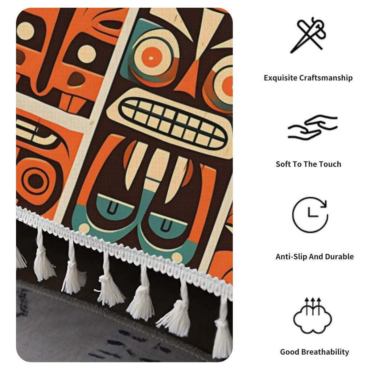 Mid Century Modern Tiki Couch Covers Blanket - Mid Century Modern Gal