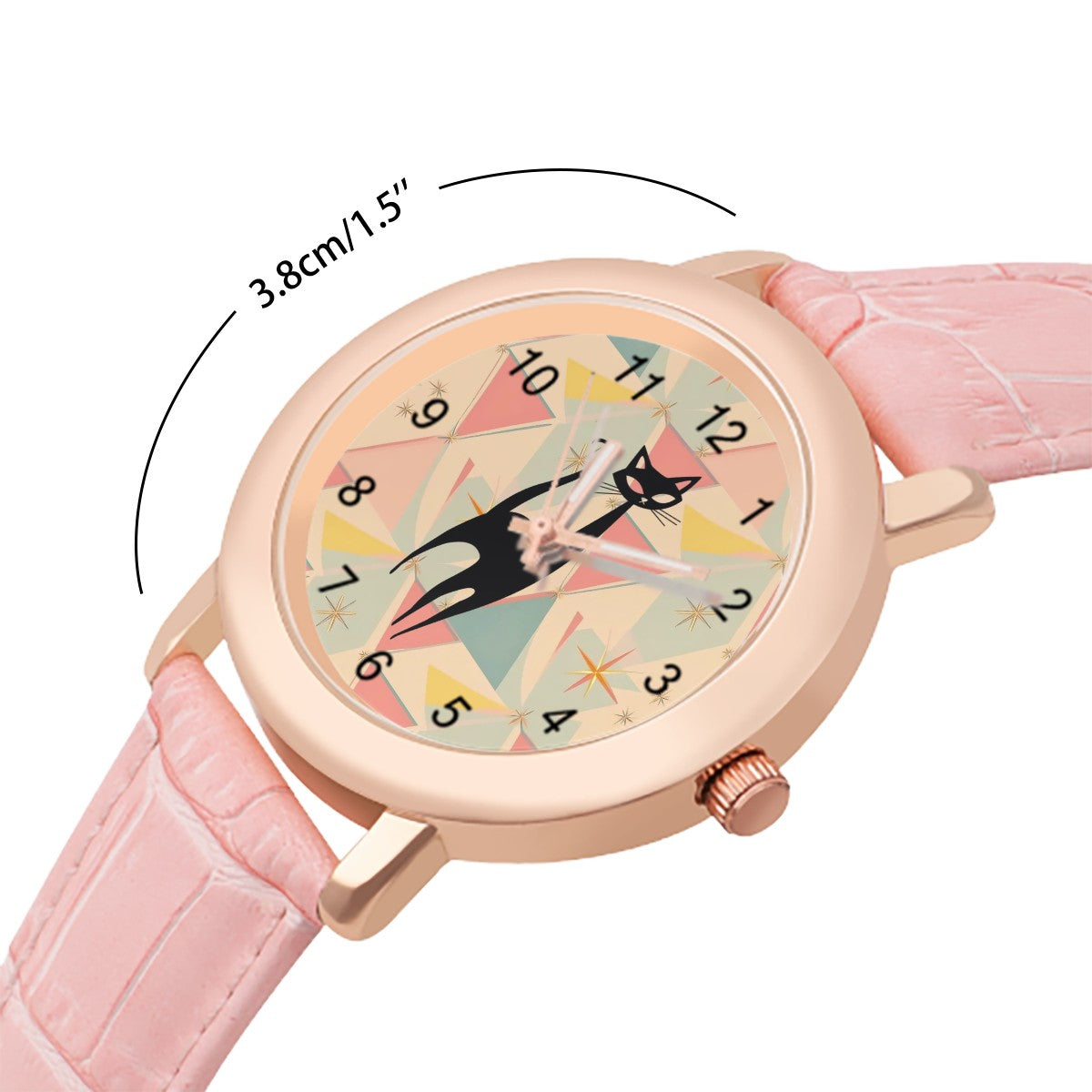 Atomic Cat Sexy Sexton Mid Mod Retro Pink Women&