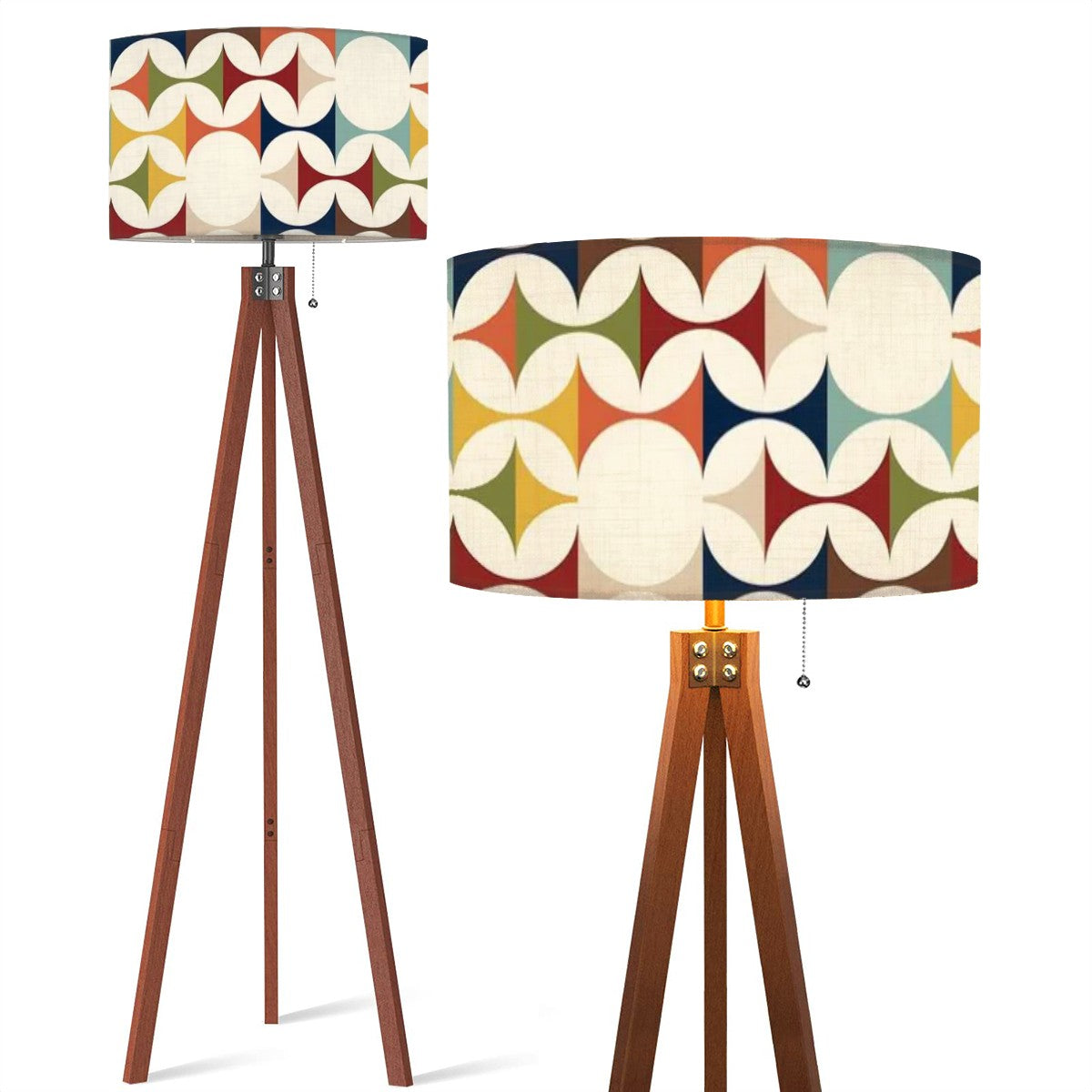 Modern Danish Scandinavian Designed Mid Century Modern Tripod Floor Lamp - Mid Century Modern Gal