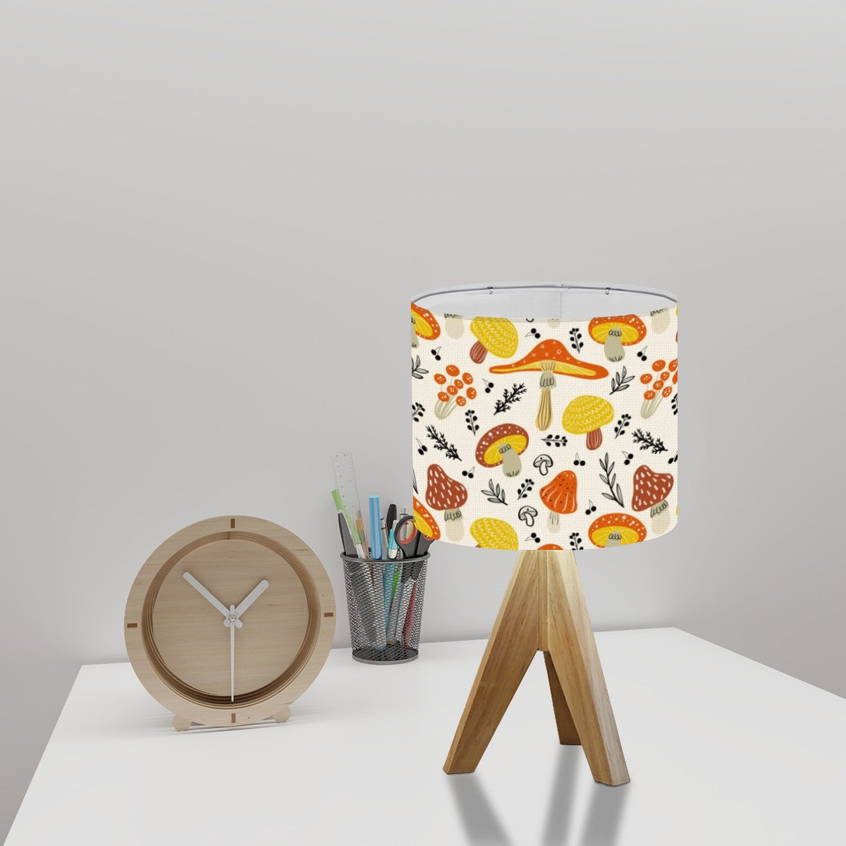 Groovy Mushroom Mid Century Modern Tripod Table Lamp - Mid Century Modern Gal