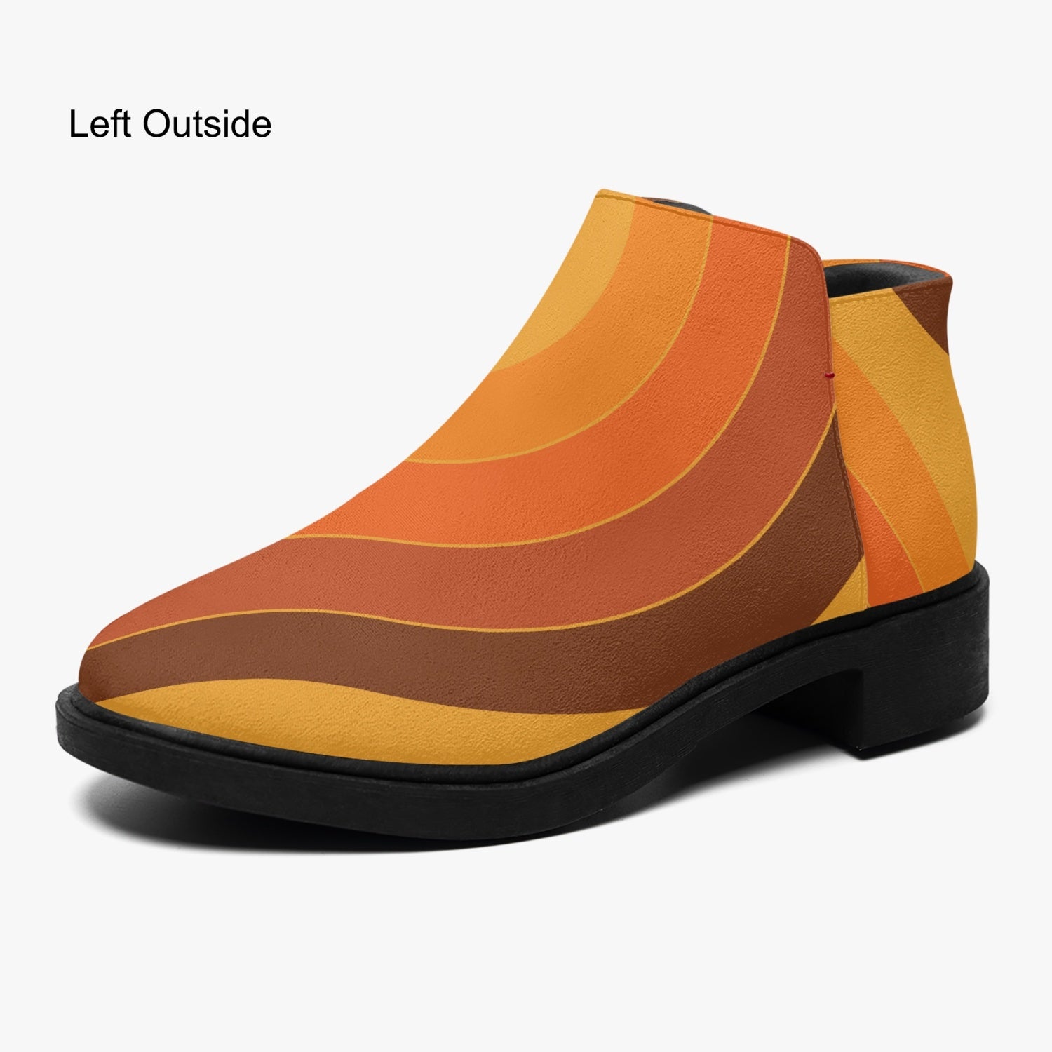 Groovy Mid Mod Hipster 60s MCM Ankle Shoe Boots - Mid Century Modern Gal