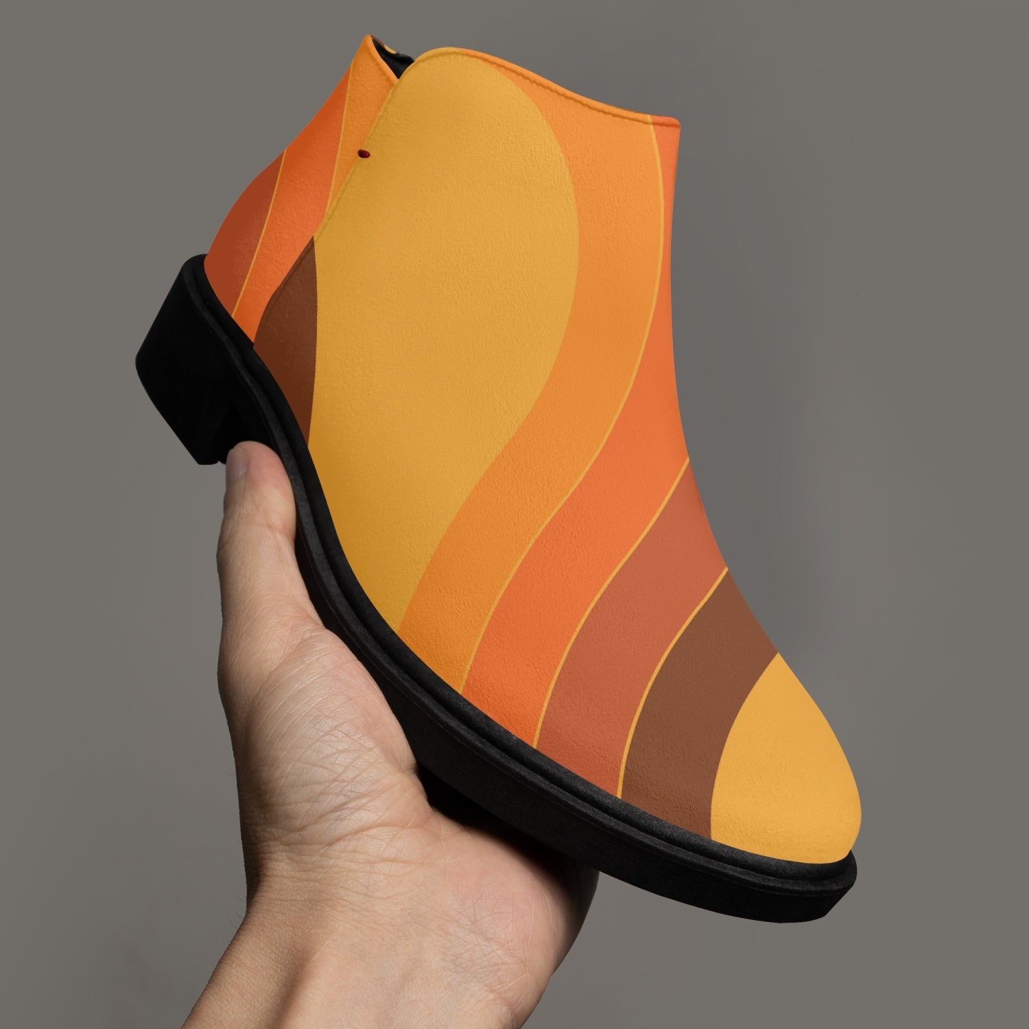 Groovy Mid Mod Hipster 60s MCM Ankle Shoe Boots - Mid Century Modern Gal