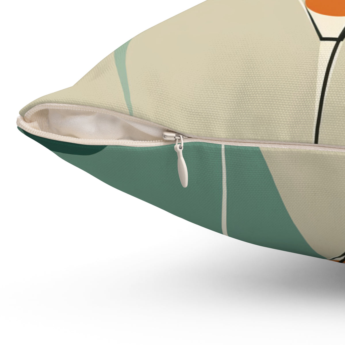 Modern Martini Decor Pillow - Stylish Spun Polyester Square Cushion for Home - Mid Century Modern Gal