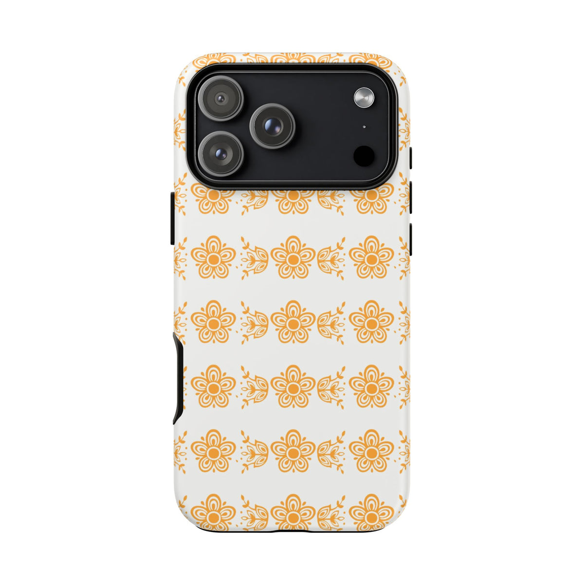 Pyrex Golden Butterfly Floral Phone Case, Tough Cases for Stylish Protection, Gift for Her, Durable, Trendy Floral Design, Cell Phone Cover