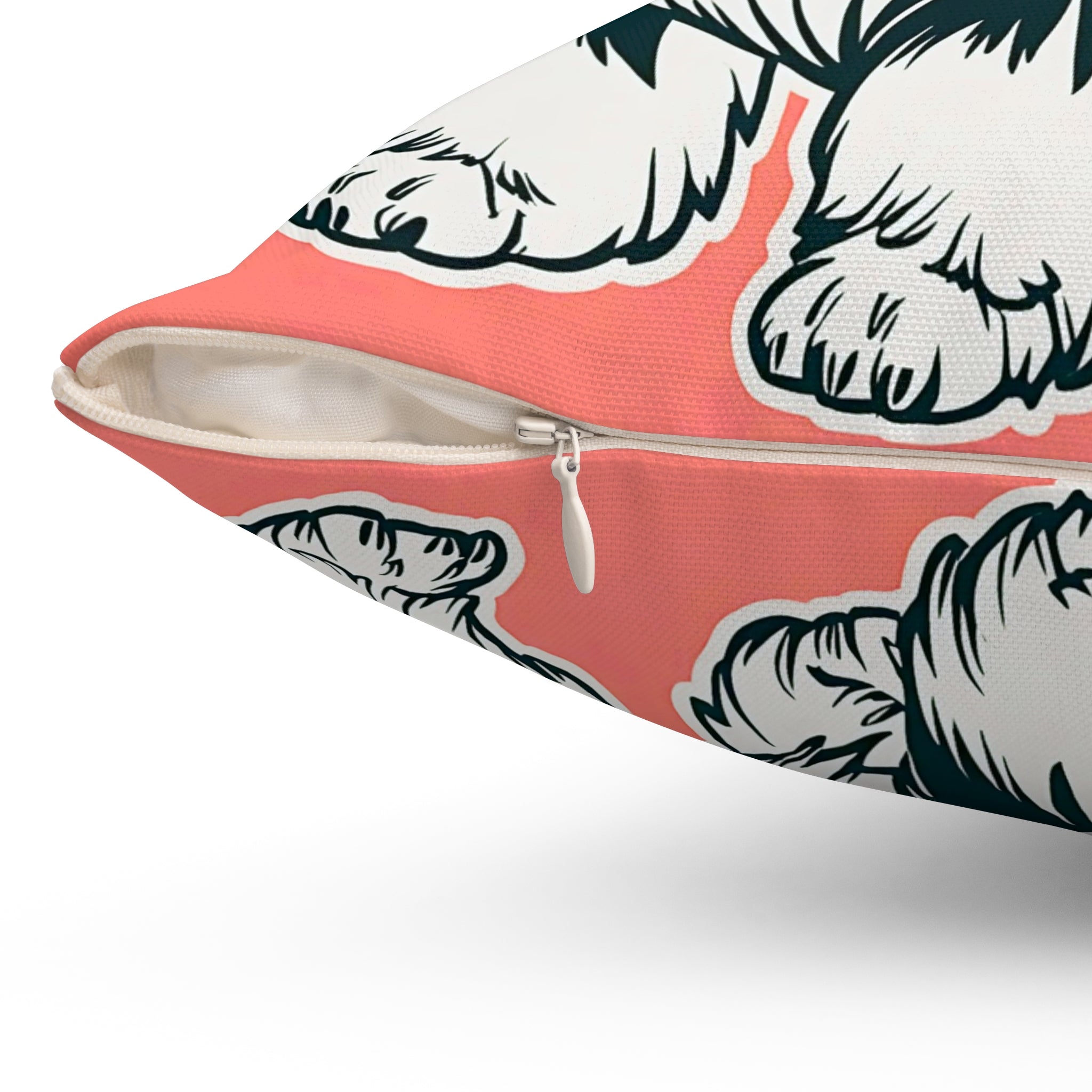 Scottish Terrier Retro Dog, Cute Dog Graphic Pillow - Cozy Pet Lover Decor - Mid Century Modern Gal