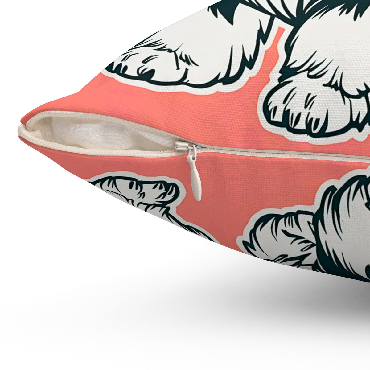 Scottish Terrier Retro Dog, Cute Dog Graphic Pillow - Cozy Pet Lover Decor - Mid Century Modern Gal