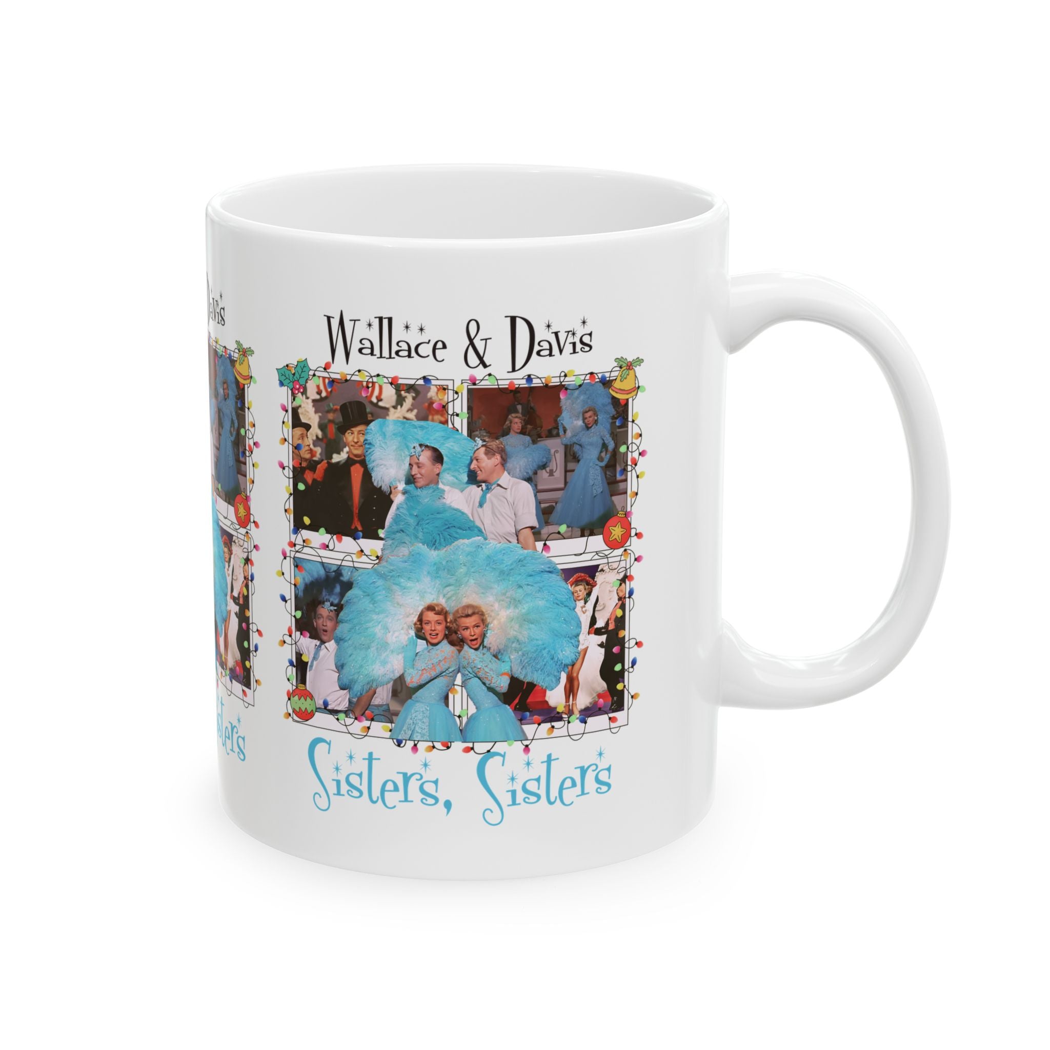 Sisters, Sisters Ceramic Mug – Fun Gift for Family & Friends - Mid Century Modern Gal