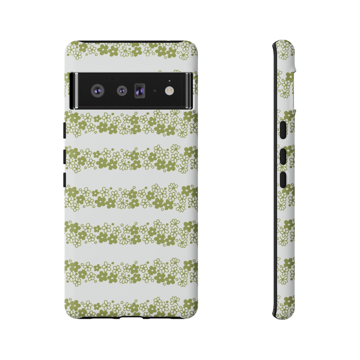 Pyrex Crazy Daisy Spring BlossonFloral Phone Case: Tough Cases with Elegant Green Floral Design, Durable Phone Cover