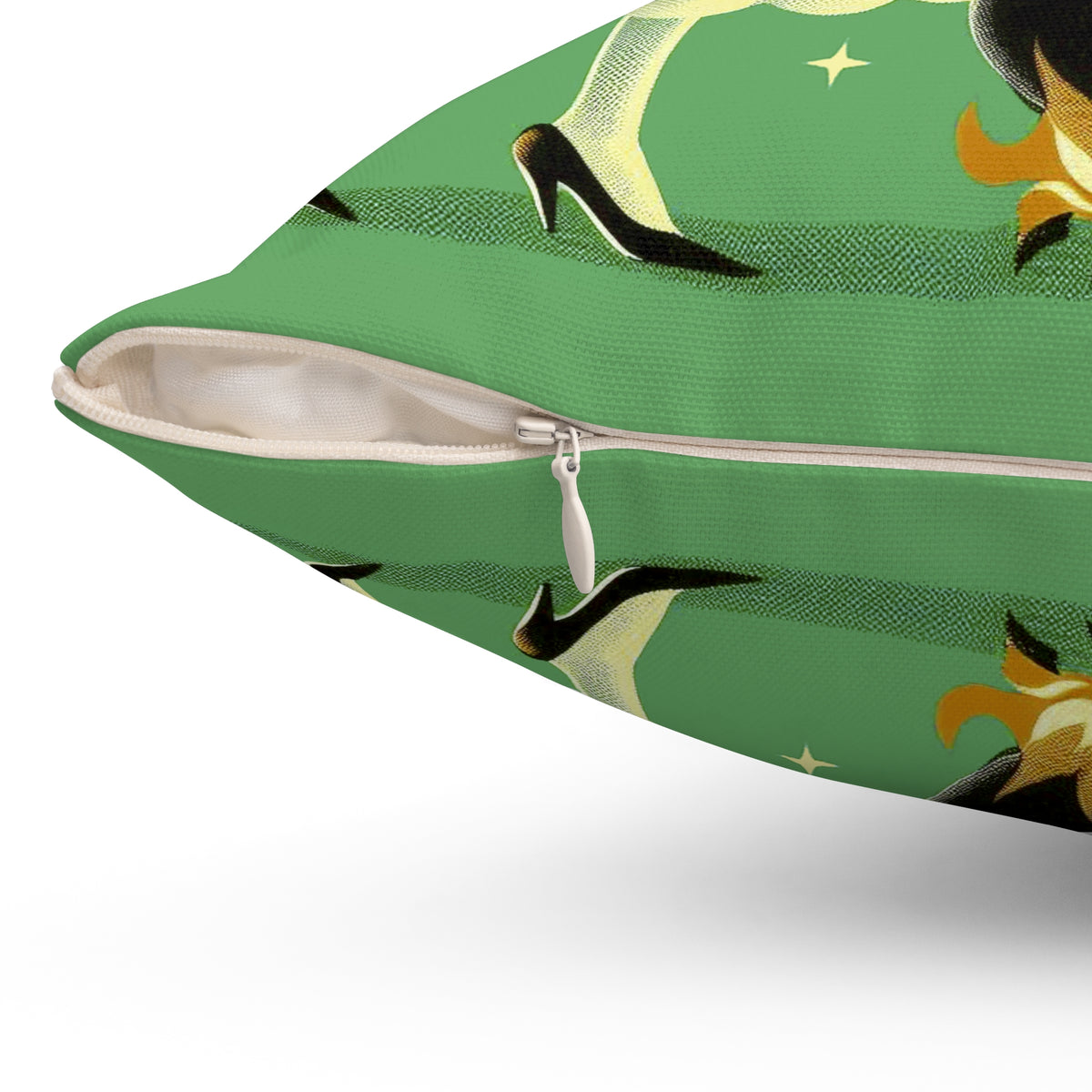 Witch's Brew Mid Century Modern Halloween Gothic Green Pillow Cover and Insert - Mid Century Modern Gal