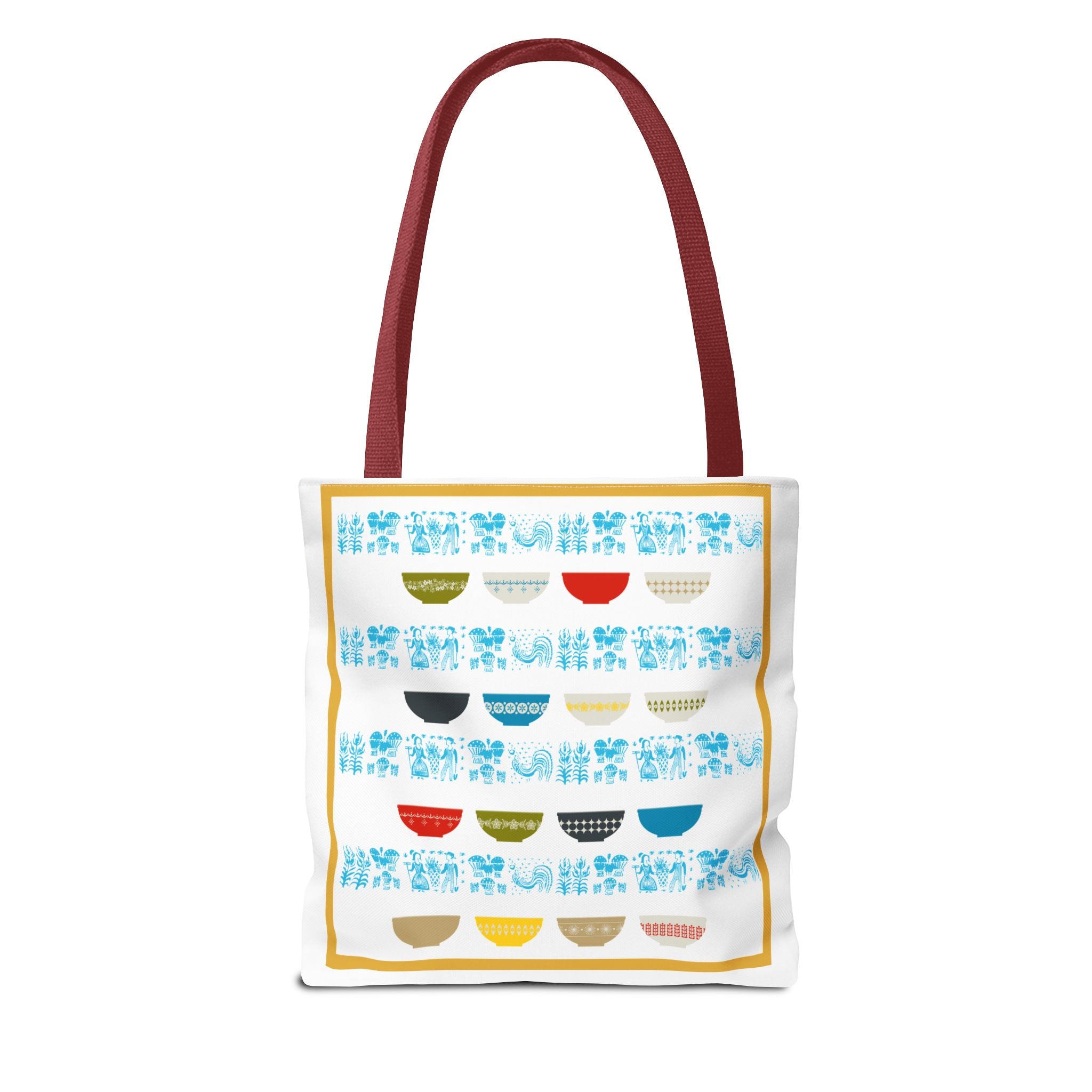 Pyrex Collector, Vintage Pyrex Lover, Kitschy Mod Everyday Tote Bag - Mid Century Modern Gal