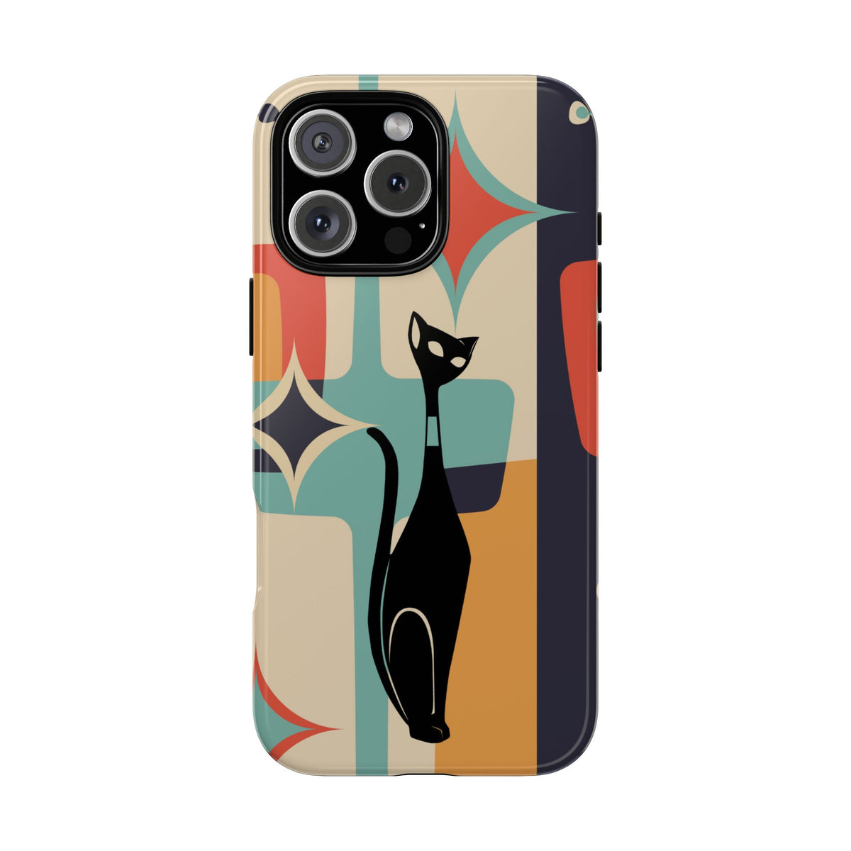 Atomic Cat, Sexton Cat, Mid Mod, Retro Geometric, Starburst Tough Phone Cases