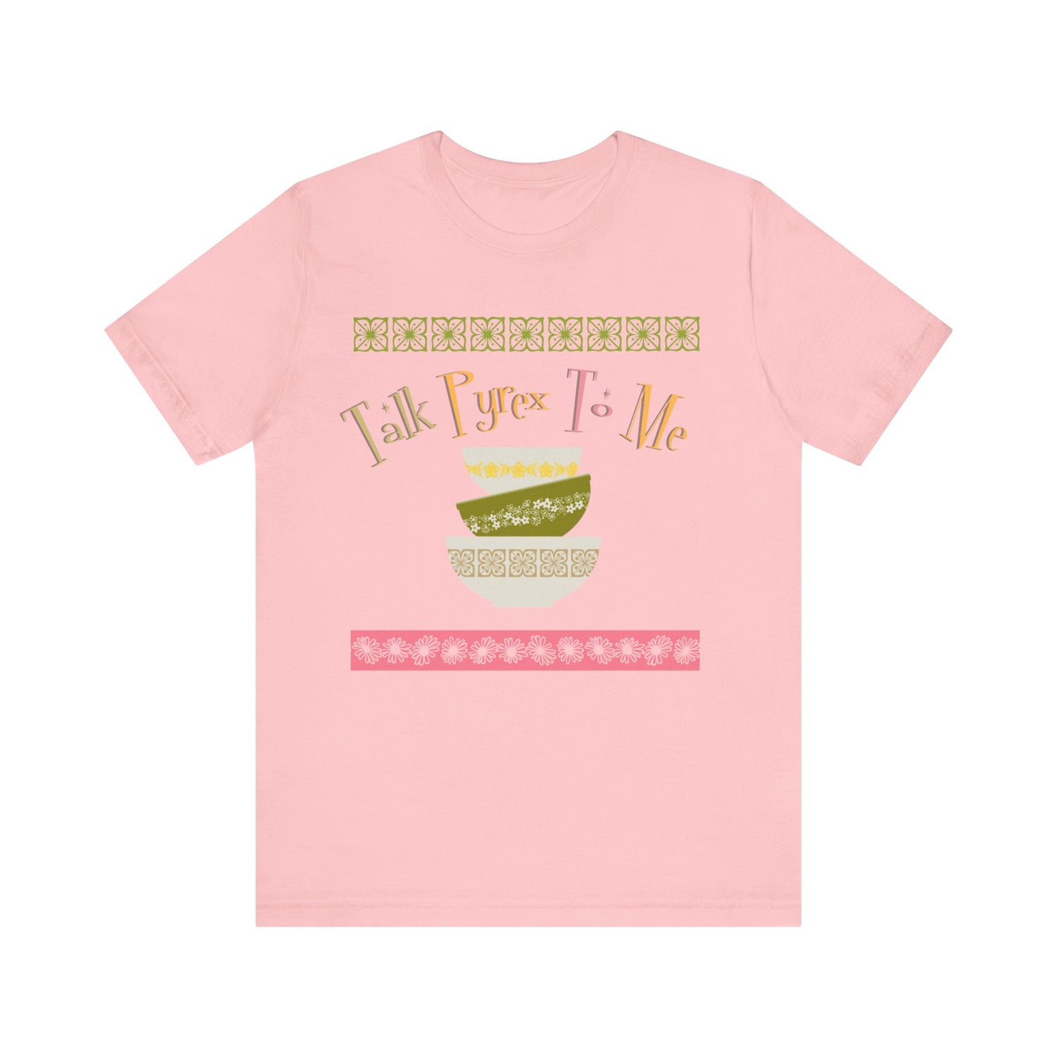 Pyrex Collector Retro T-Shirt, Pyrex Lover, Funny Quirky Collectors Edition By MCM GAL - Mid Century Modern Gal