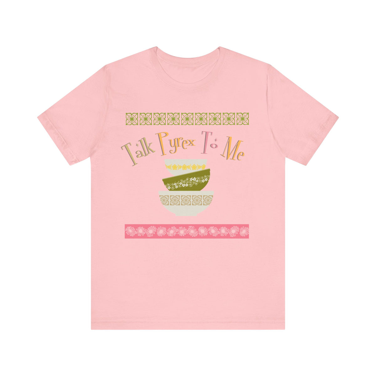 Pyrex Collector Retro T-Shirt, Pyrex Lover, Funny Quirky Collectors Edition By MCM GAL - Mid Century Modern Gal