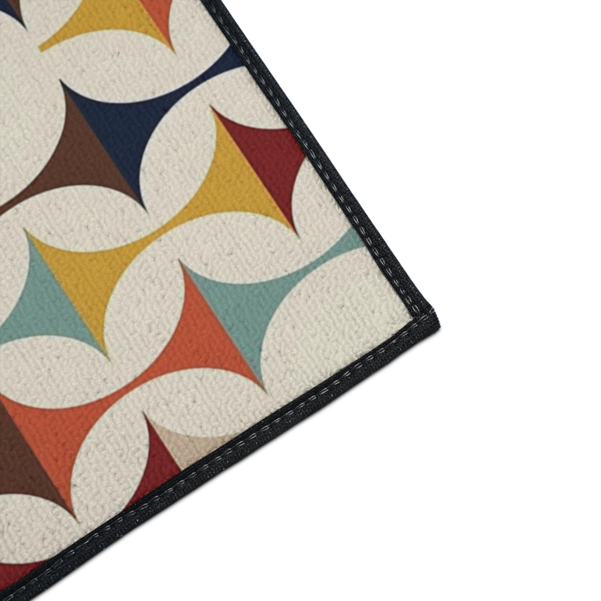 Mid Century Modern Scandinavian Designed Kitchen, Bath Heavy Duty Floor Mat - Mid Century Modern Gal