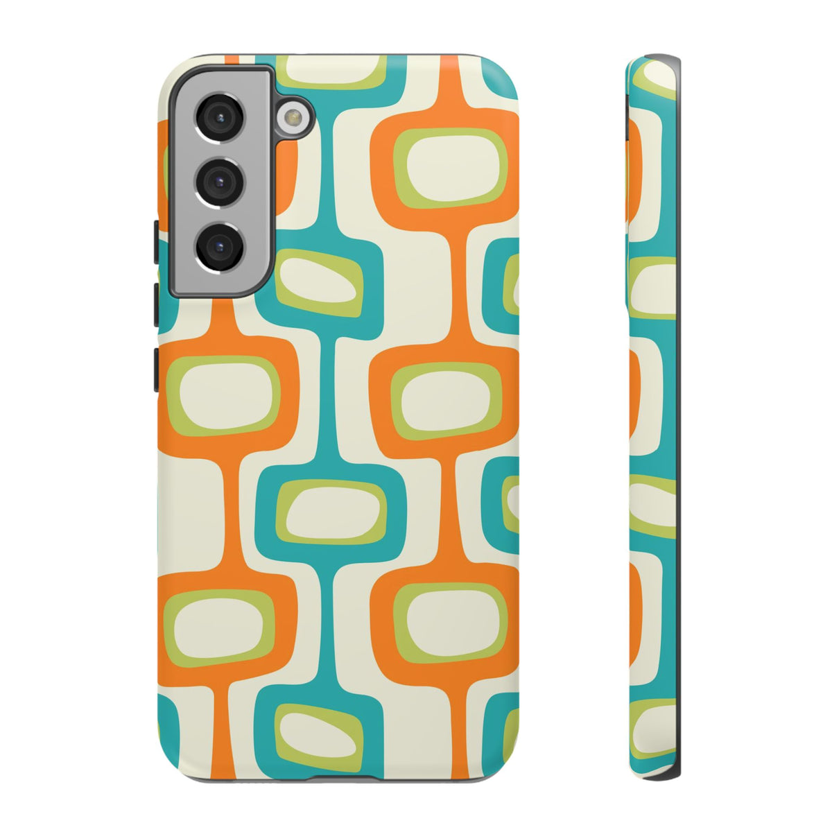 Mid Century Modern Groovy Googie Design, Colorful Smart Phone Tough Cases - Mid Century Modern Gal