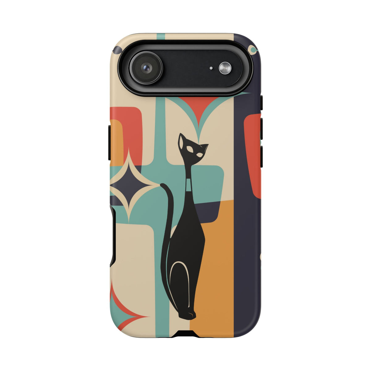 Atomic Cat, Sexton Cat, Mid Mod, Retro Geometric, Starburst Tough Phone Cases