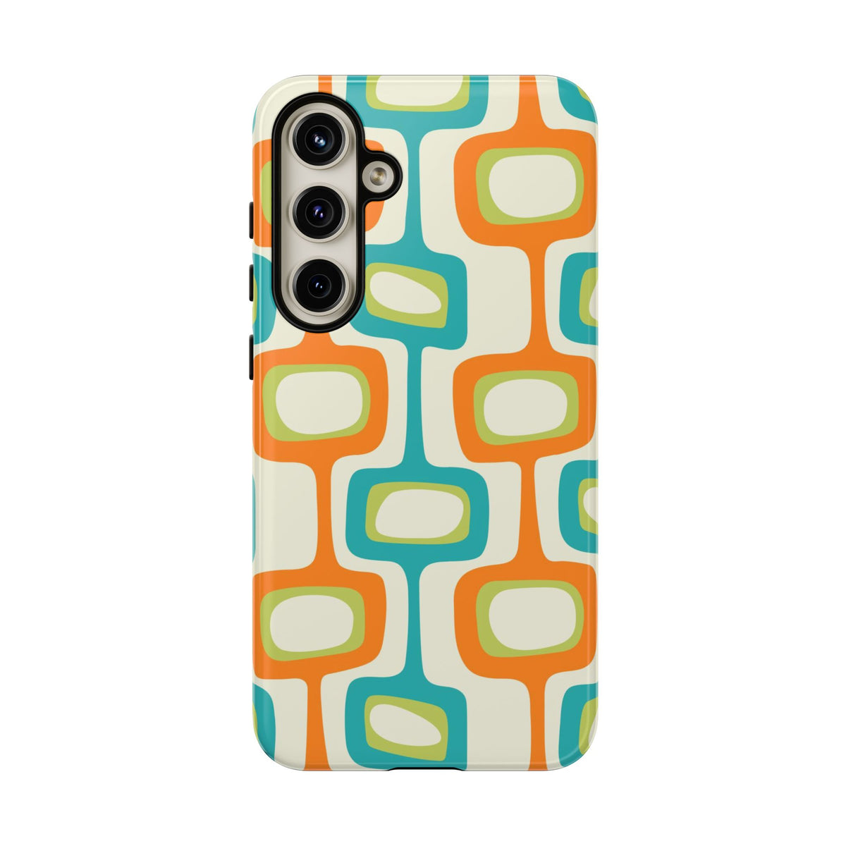 Mid Century Modern Groovy Googie Design, Colorful Smart Phone Tough Cases
