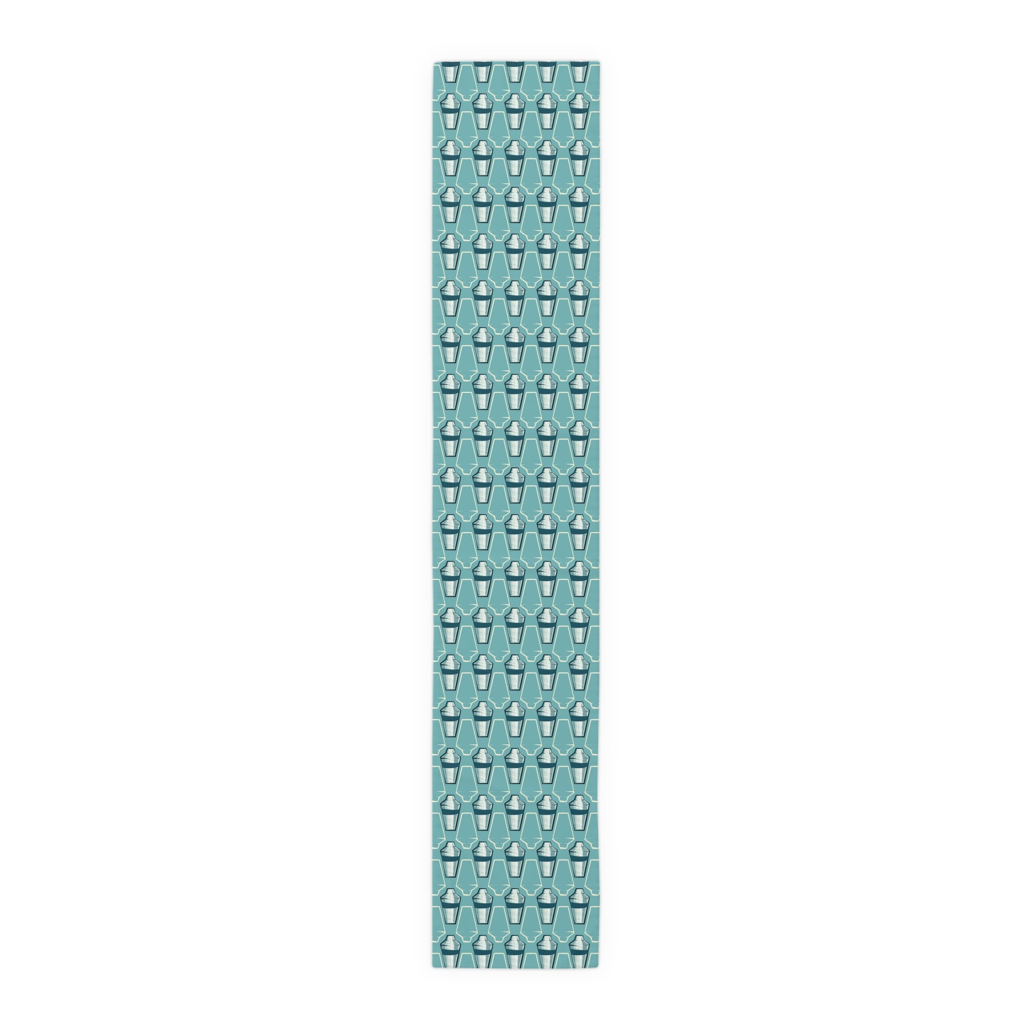 Mid Century Modern Barware Martini Shaker Modern Table Runner - Mid Century Modern Gal