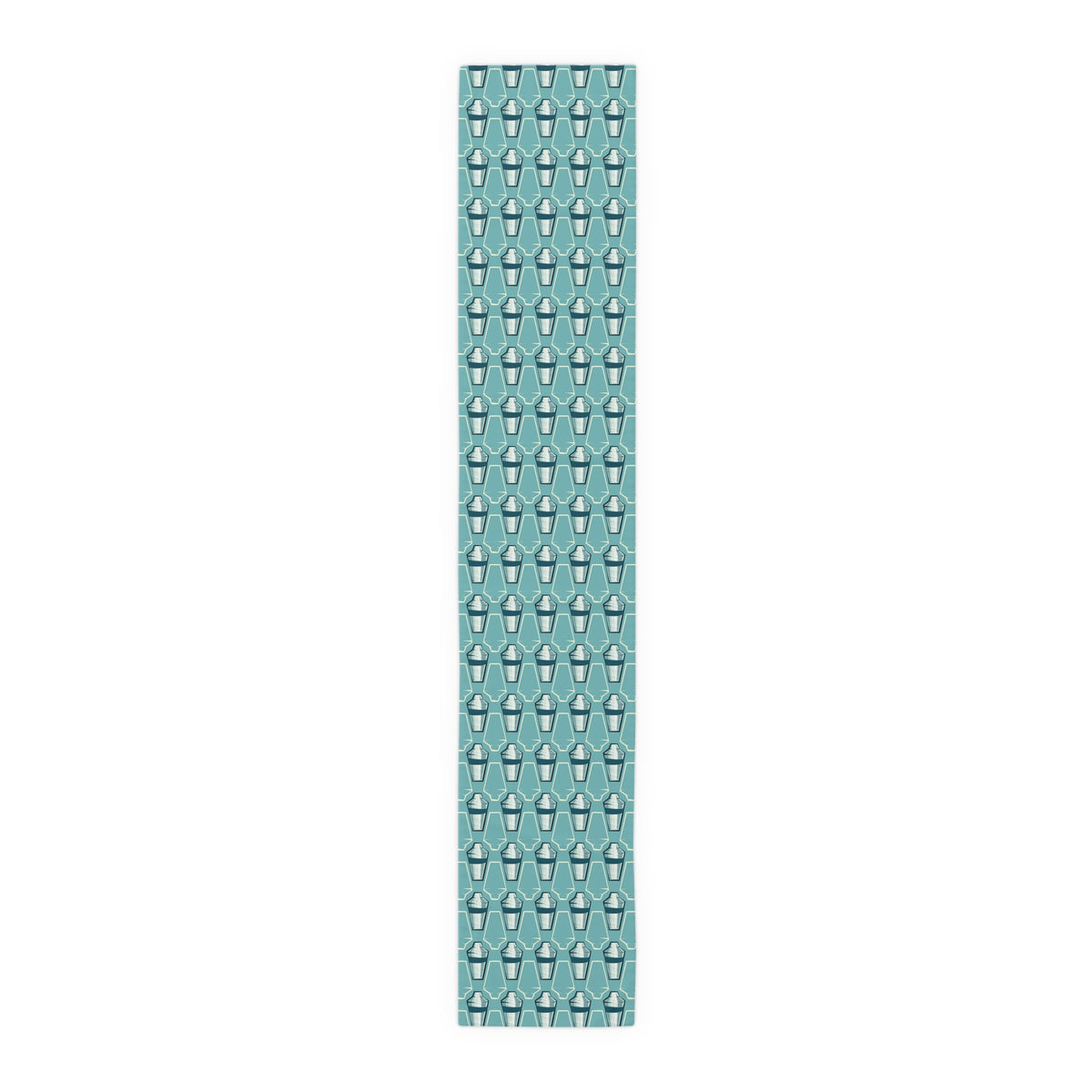 Mid Century Modern Barware Martini Shaker Modern Table Runner - Mid Century Modern Gal