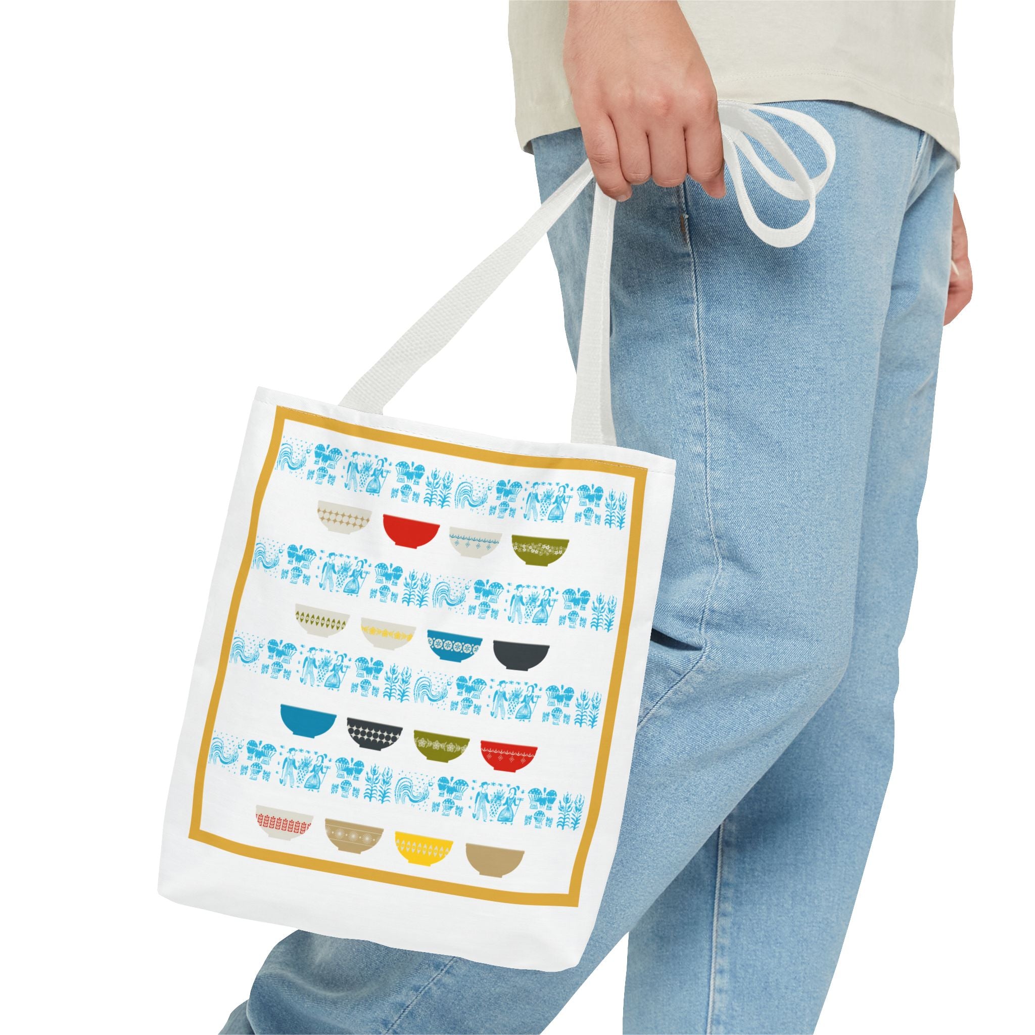 Pyrex Collector, Vintage Pyrex Lover, Kitschy Mod Everyday Tote Bag