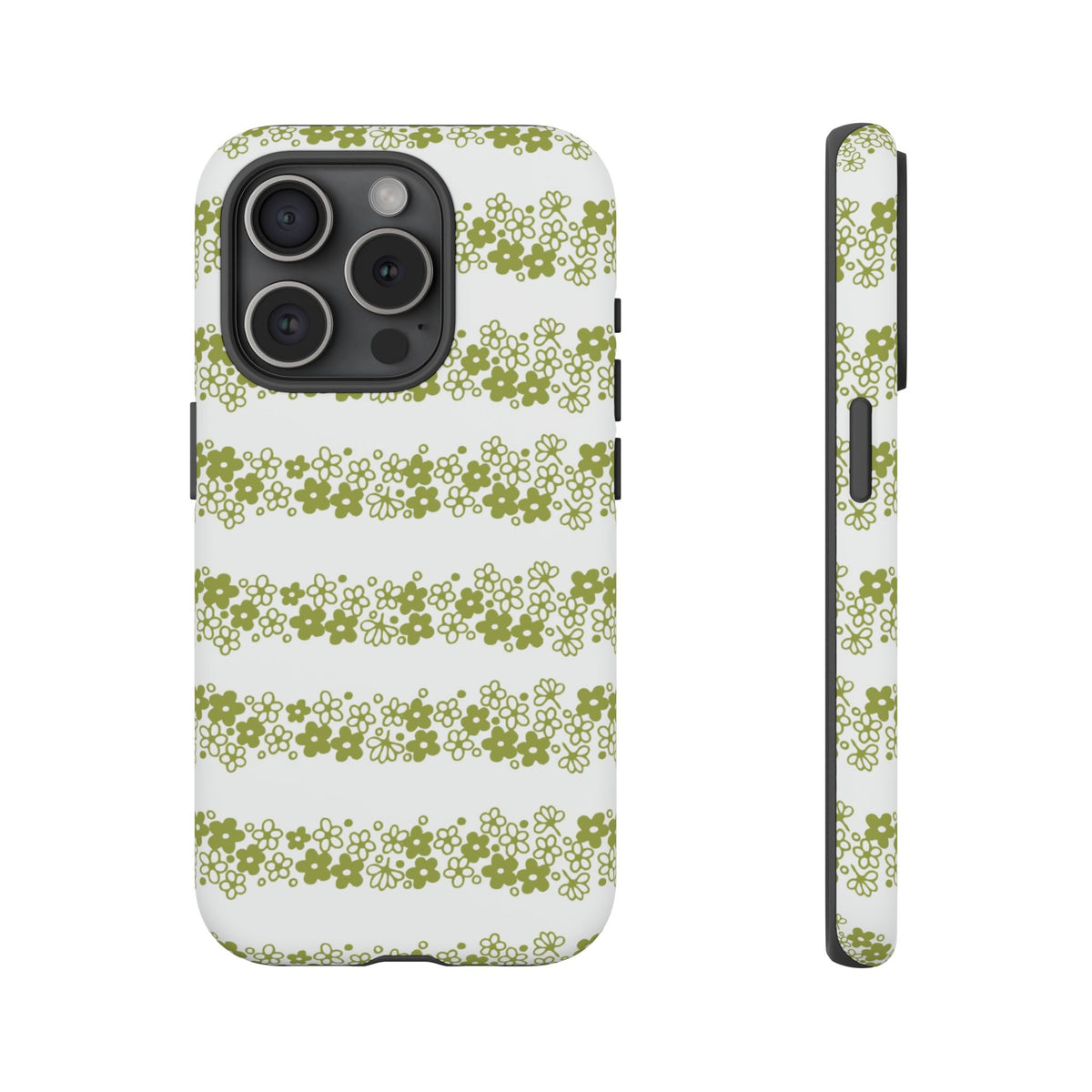 Pyrex Crazy Daisy Spring BlossonFloral Phone Case: Tough Cases with Elegant Green Floral Design, Durable Phone Cover