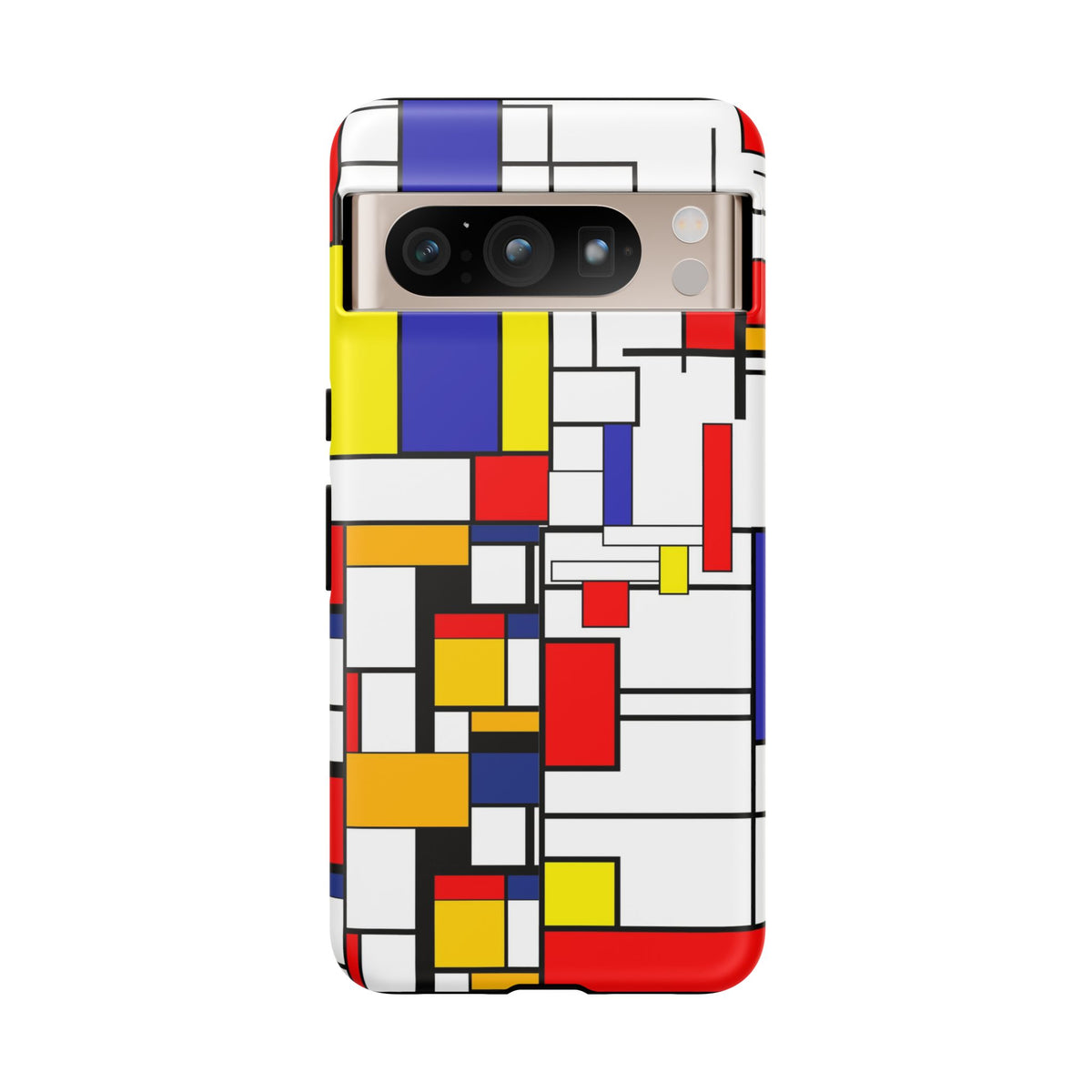 Retro Mod Mondrian, Mid Century Modern Style Tough Phone Case