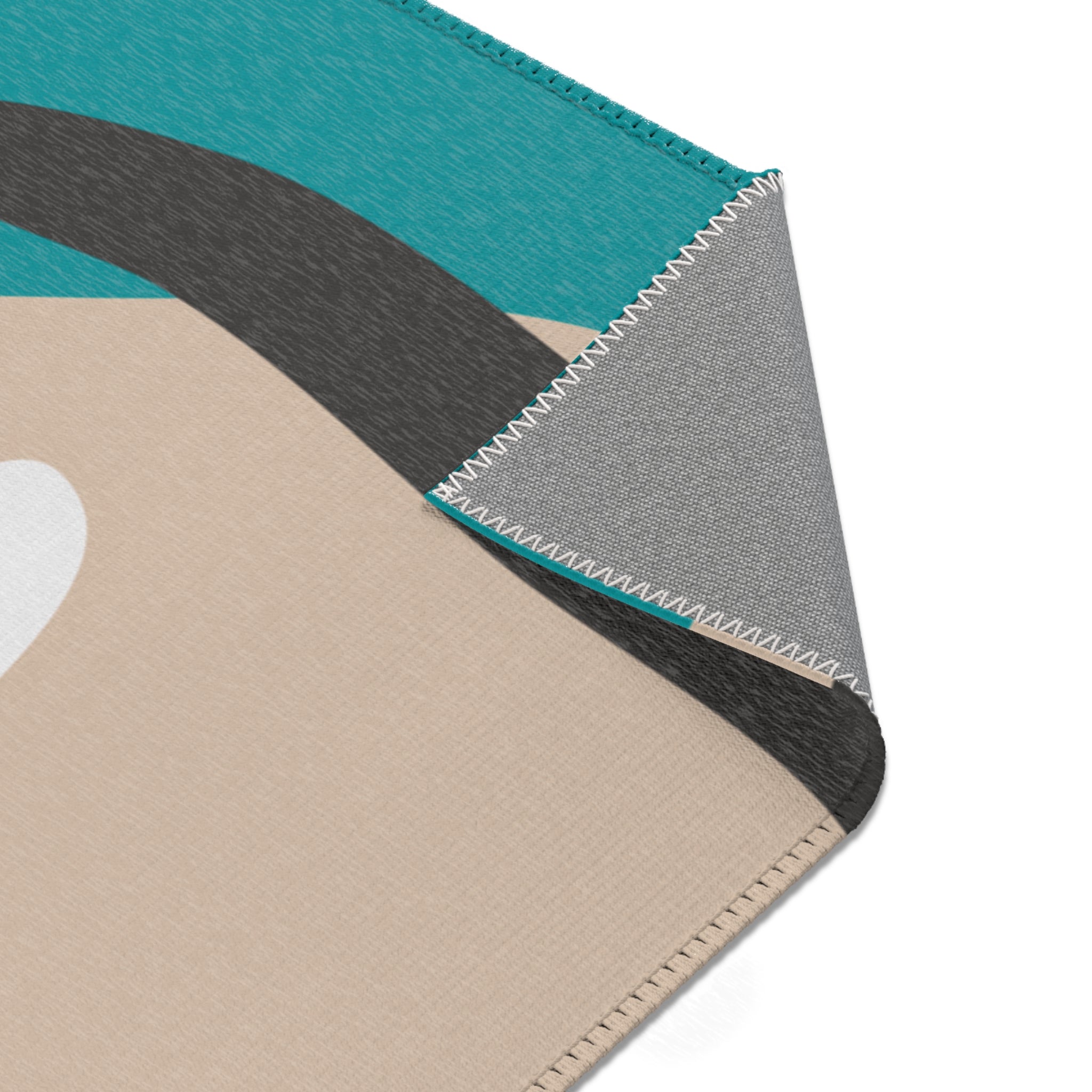 Modern Abstract Area Rug - Stylish Décor for Living Spaces - Mid Century Modern Gal