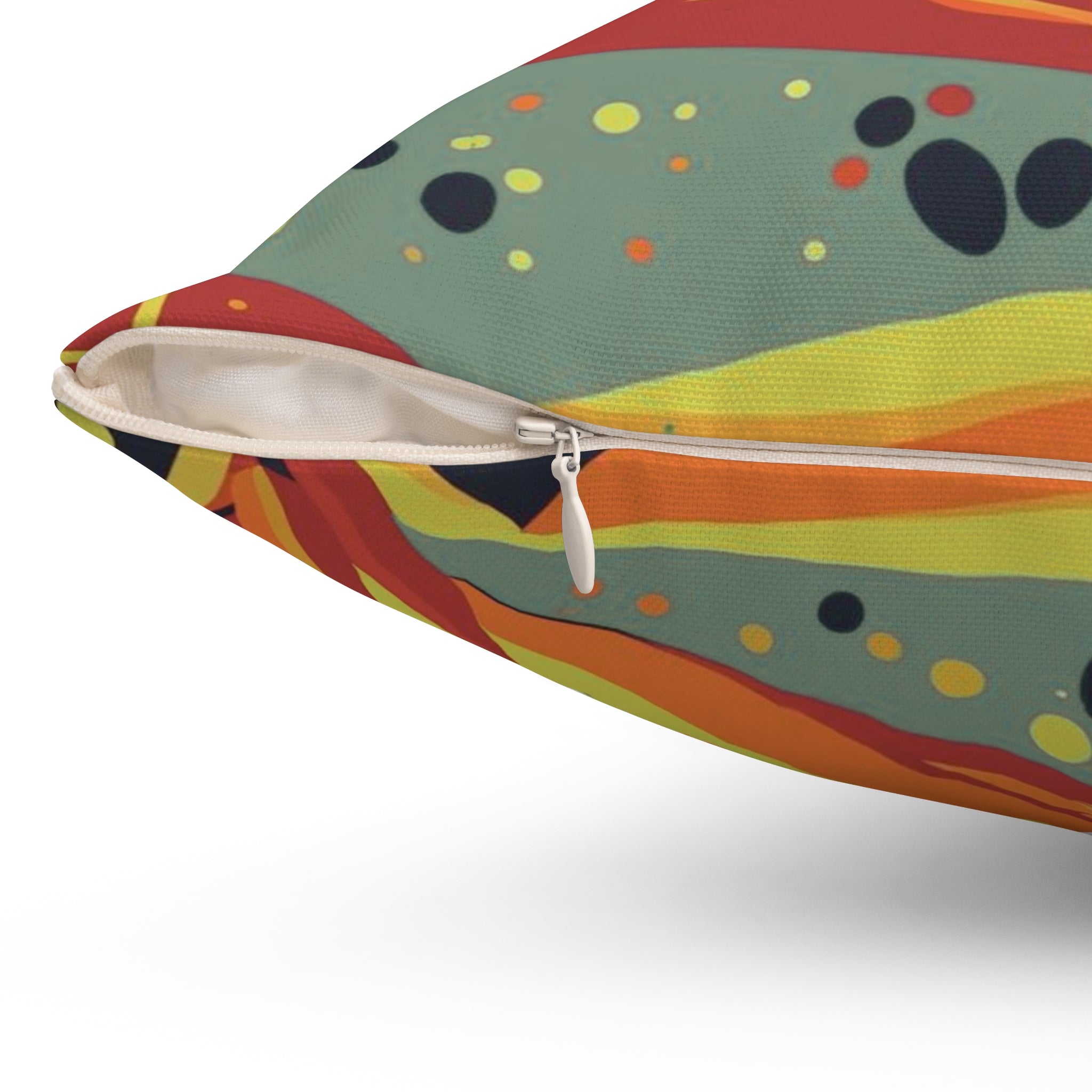 Atomic Cat Mod Home Kitschy Harvest Fall Seasonal Pillow And Insert - Mid Century Modern Gal