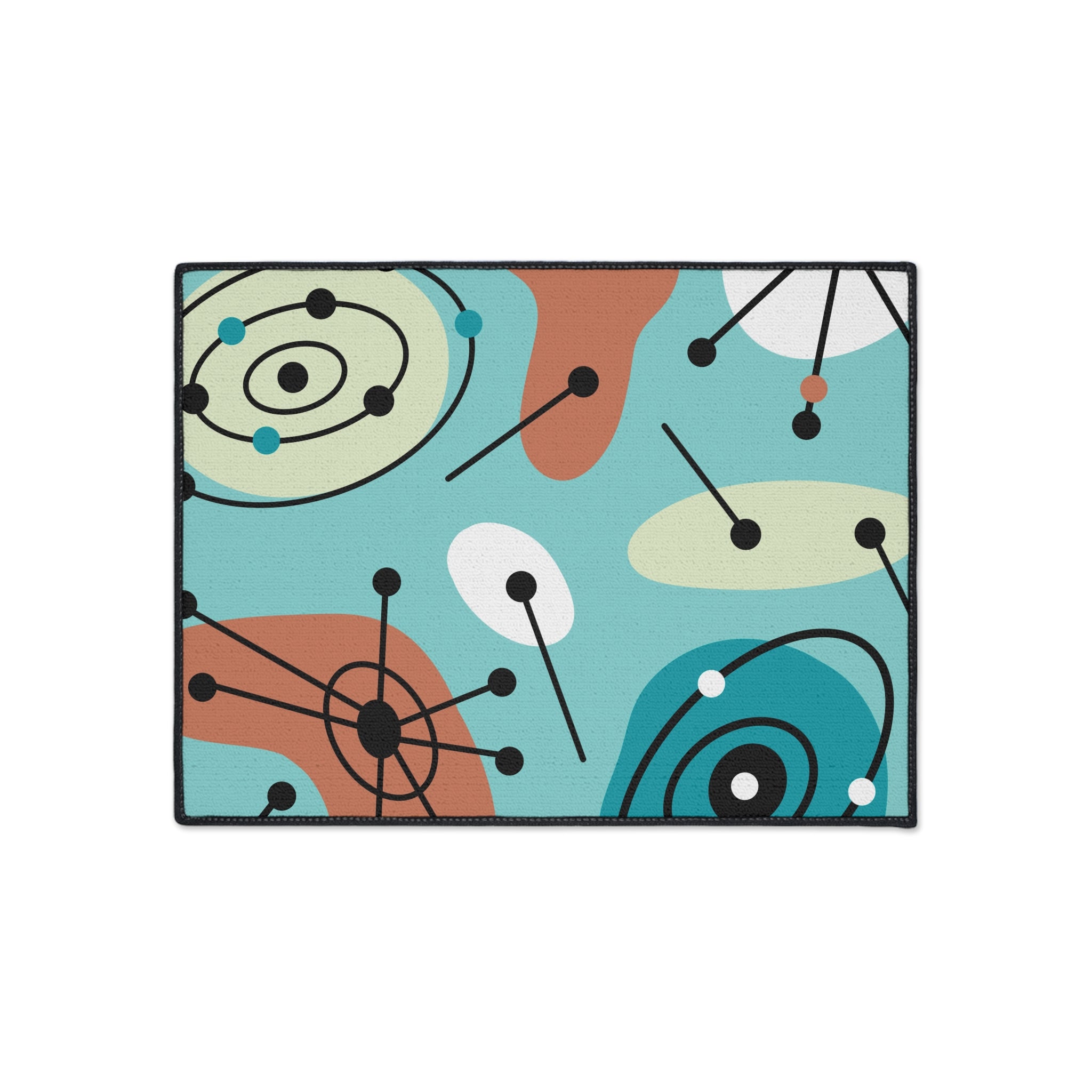 Geometric Art Heavy Duty Floor Mat - Modern Home Decor - Mid Century Modern Gal