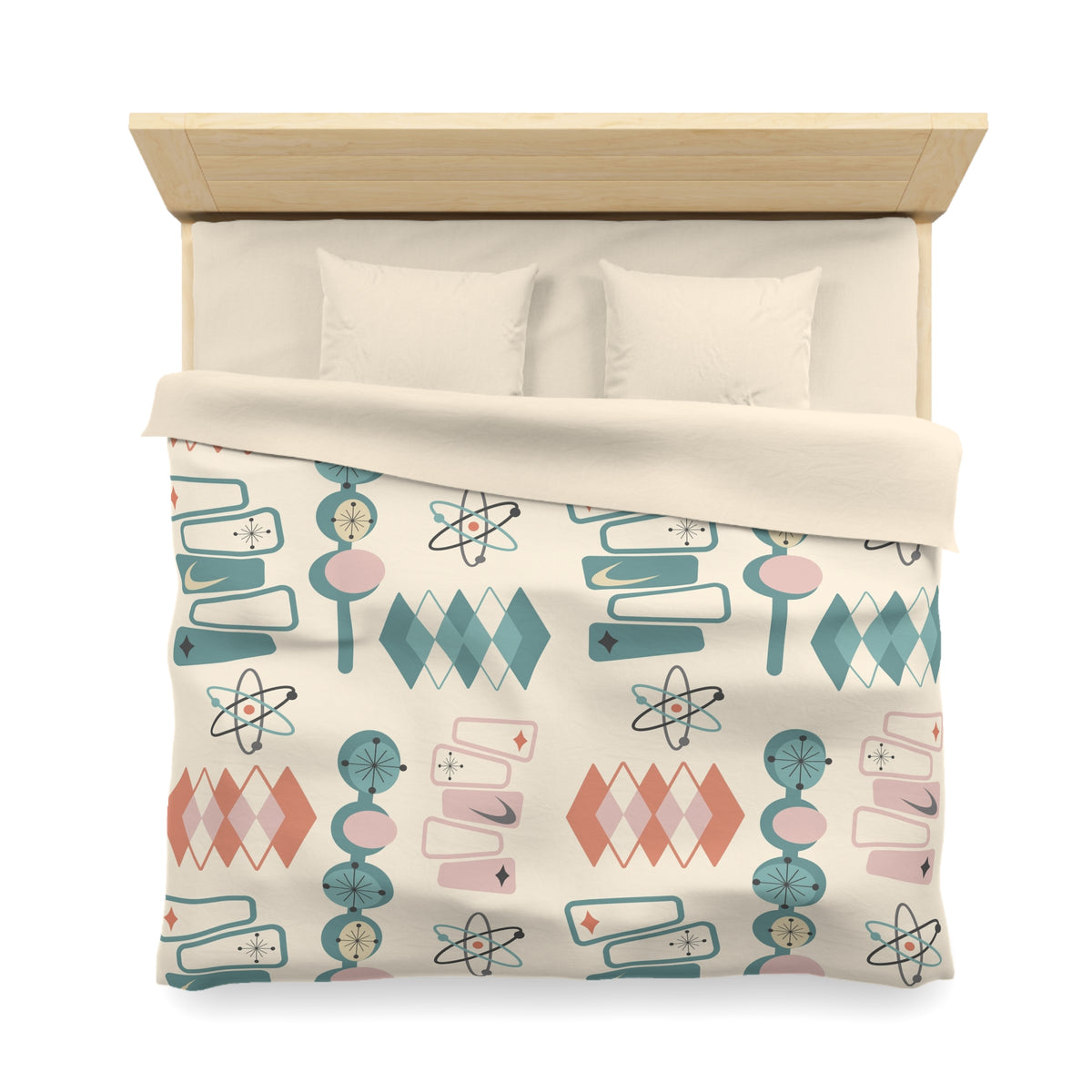 Mid Century Modern Googie Designs, Palm Springs Style, MCM Duvet Cover - Mid Century Modern Gal
