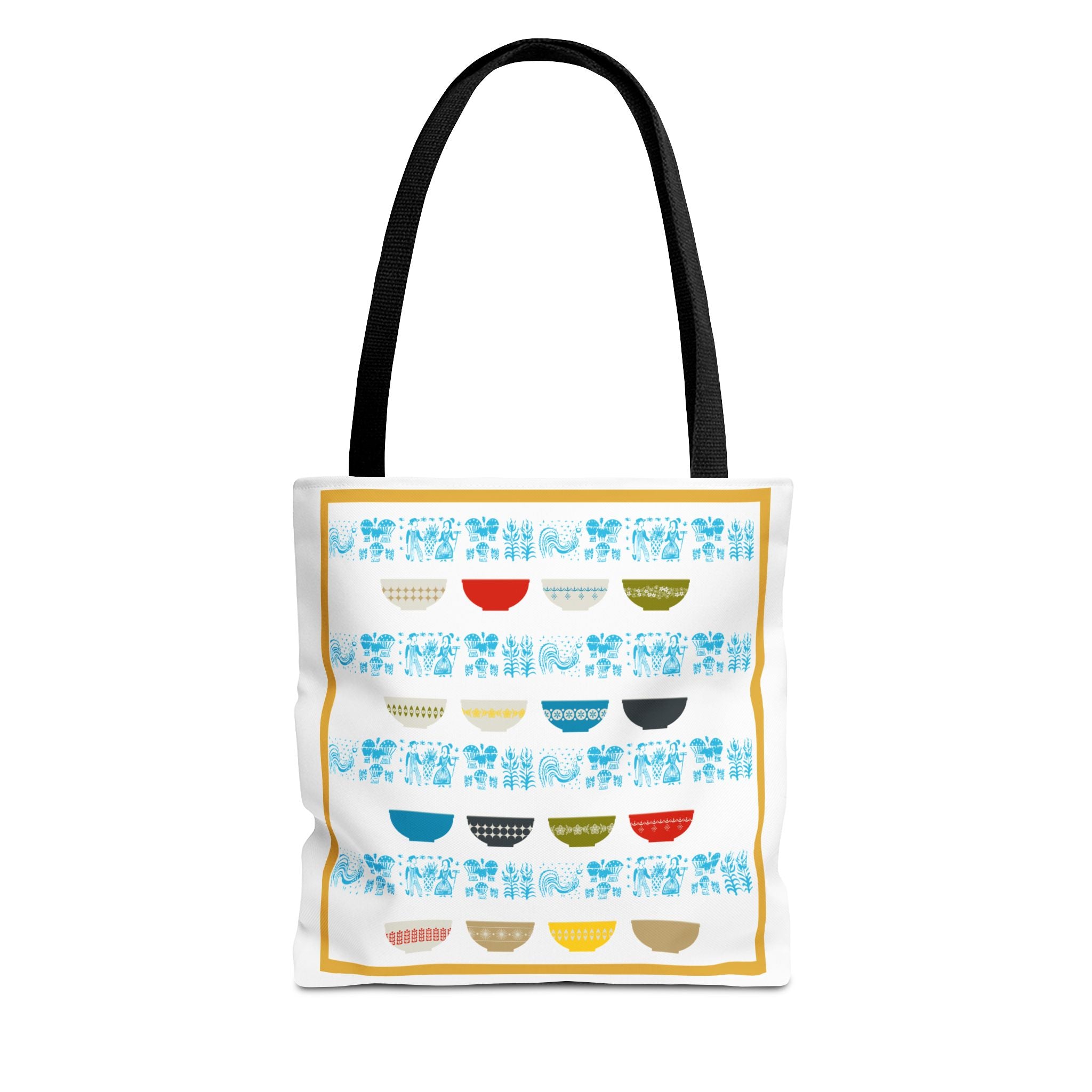 Pyrex Collector, Vintage Pyrex Lover, Kitschy Mod Everyday Tote Bag - Mid Century Modern Gal