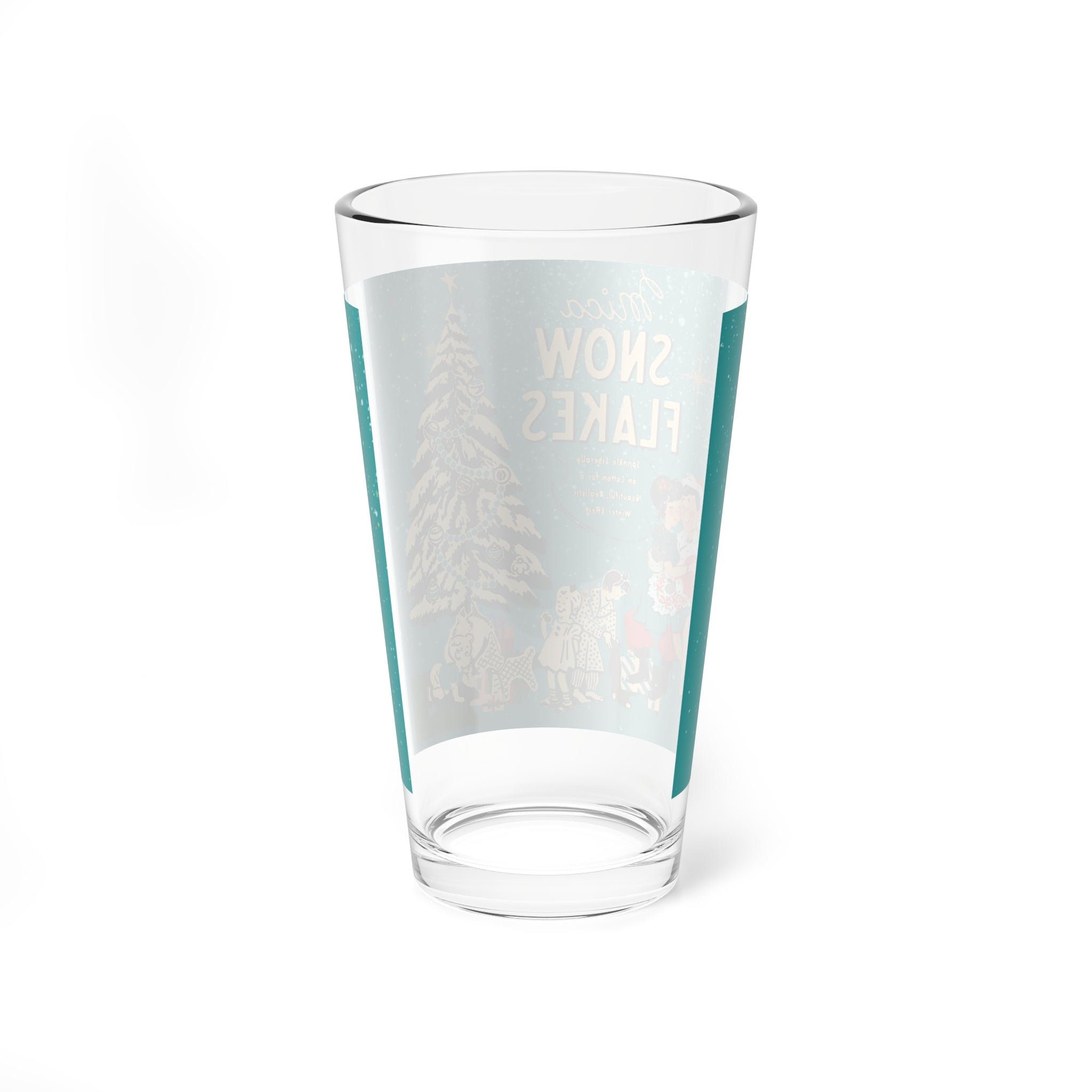 Mid Century Modern 50s Christmas Drinkware, Kitschy Mod Holiday MCM Cocktail Mocktail Barware For The Holiday Mica Snow Vintage Ad - Mid Century Modern Gal