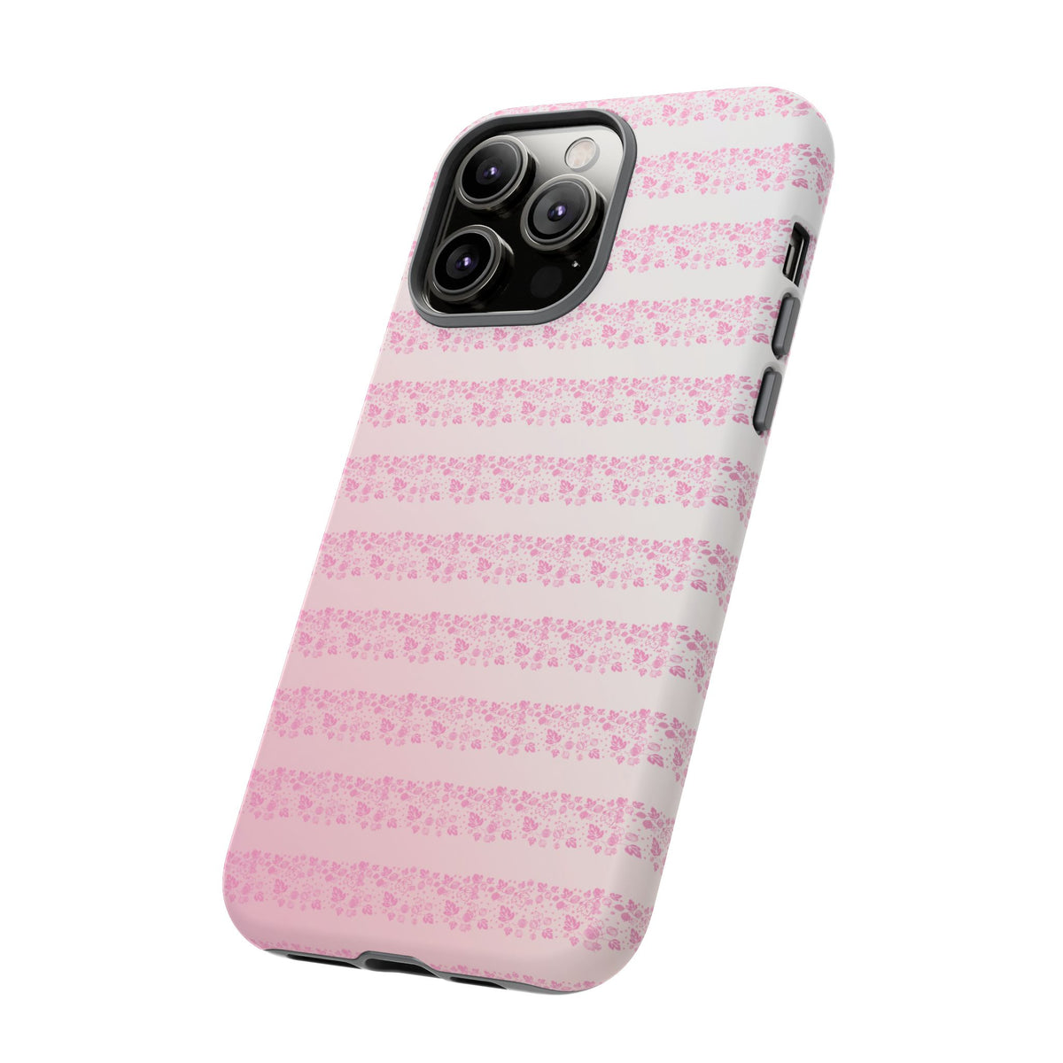Pink Pyrex Gooseberry Striped Phone Case, Stylish Phone Cover, Tough Protective Case, Cute Cell Phone Case, Trending Gift for Her