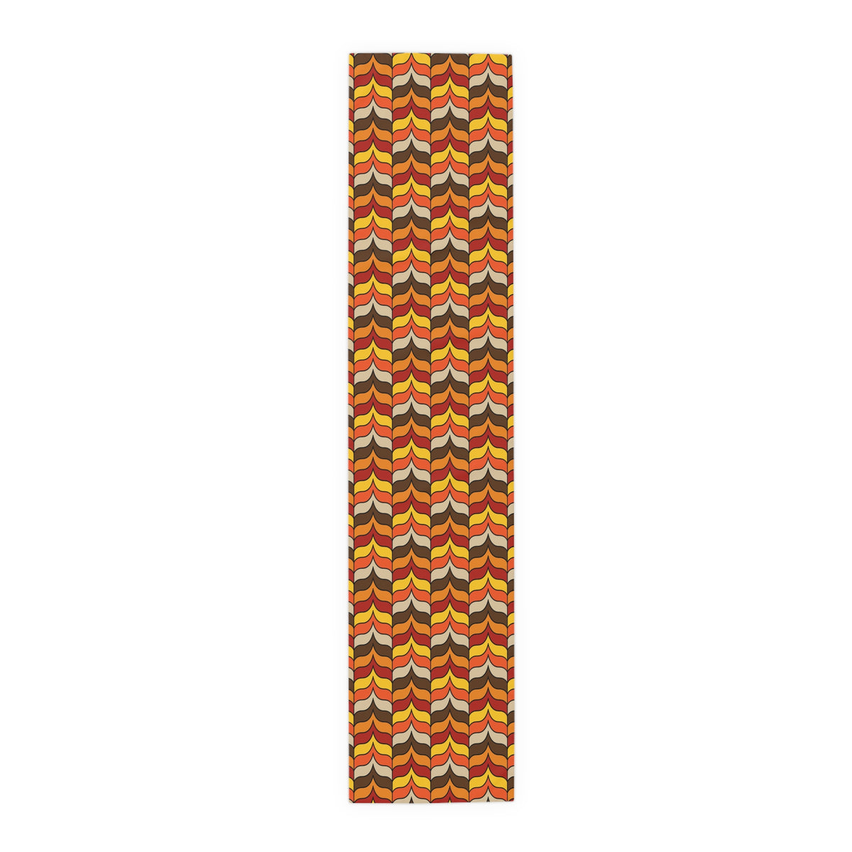 Retro Scandinavian Designed Mid Mod Colorful Geometric Table Runner - Mid Century Modern Gal