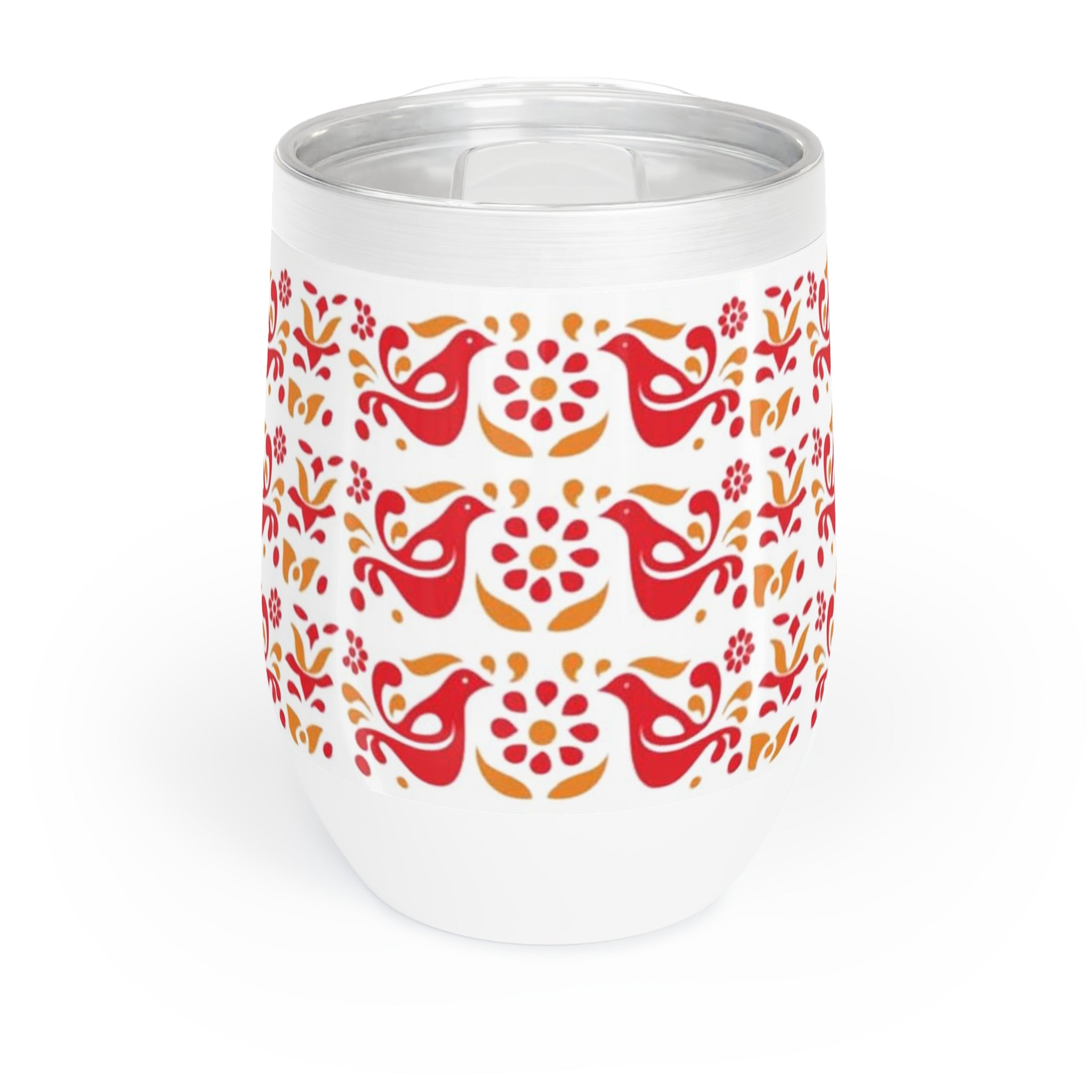 Pyrex Circle Of Friendship Tumbler Wine Cup for Relaxing Evenings, Perfect Gift for Wine Lovers, Outdoor Adventures, & Celebrations - Mid Century Modern Gal