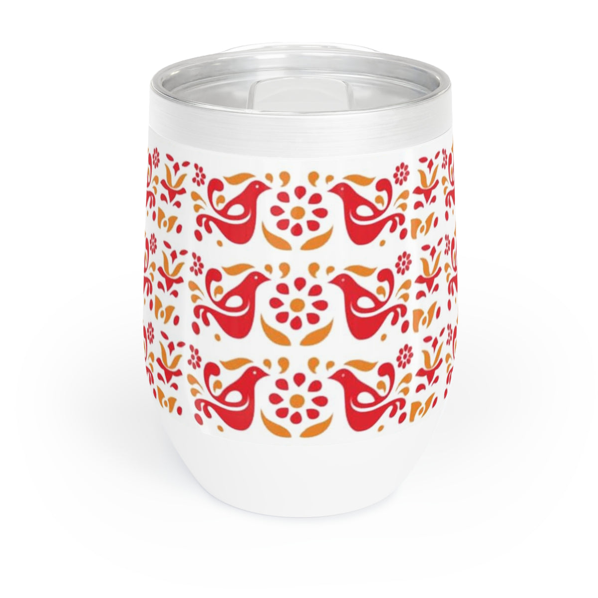 Pyrex Circle Of Friendship Tumbler Wine Cup for Relaxing Evenings, Perfect Gift for Wine Lovers, Outdoor Adventures, & Celebrations - Mid Century Modern Gal