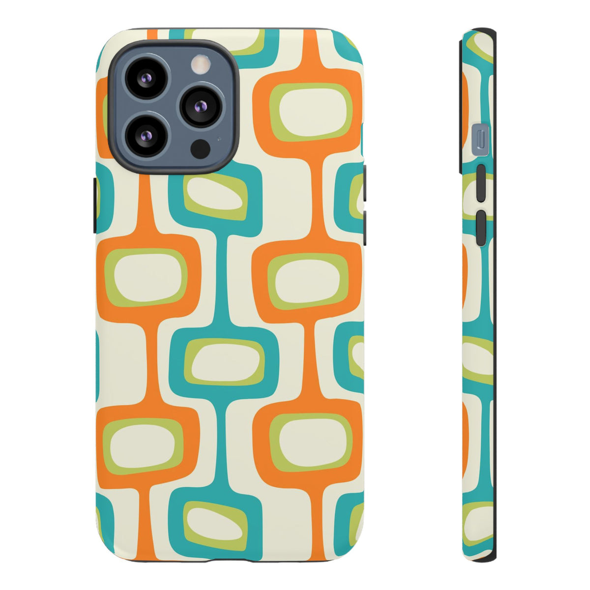 Mid Century Modern Groovy Googie Design, Colorful Smart Phone Tough Cases - Mid Century Modern Gal