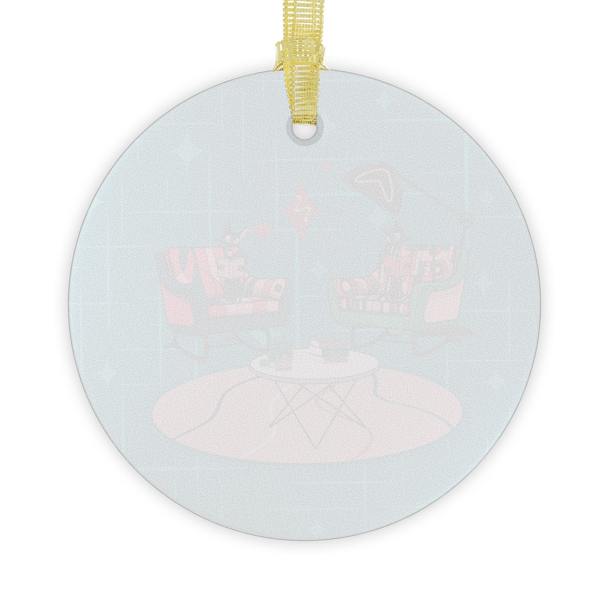 Cats Reading Kitschy Mod Atomic Retro Modern Glass Ornament - Mid Century Modern Gal