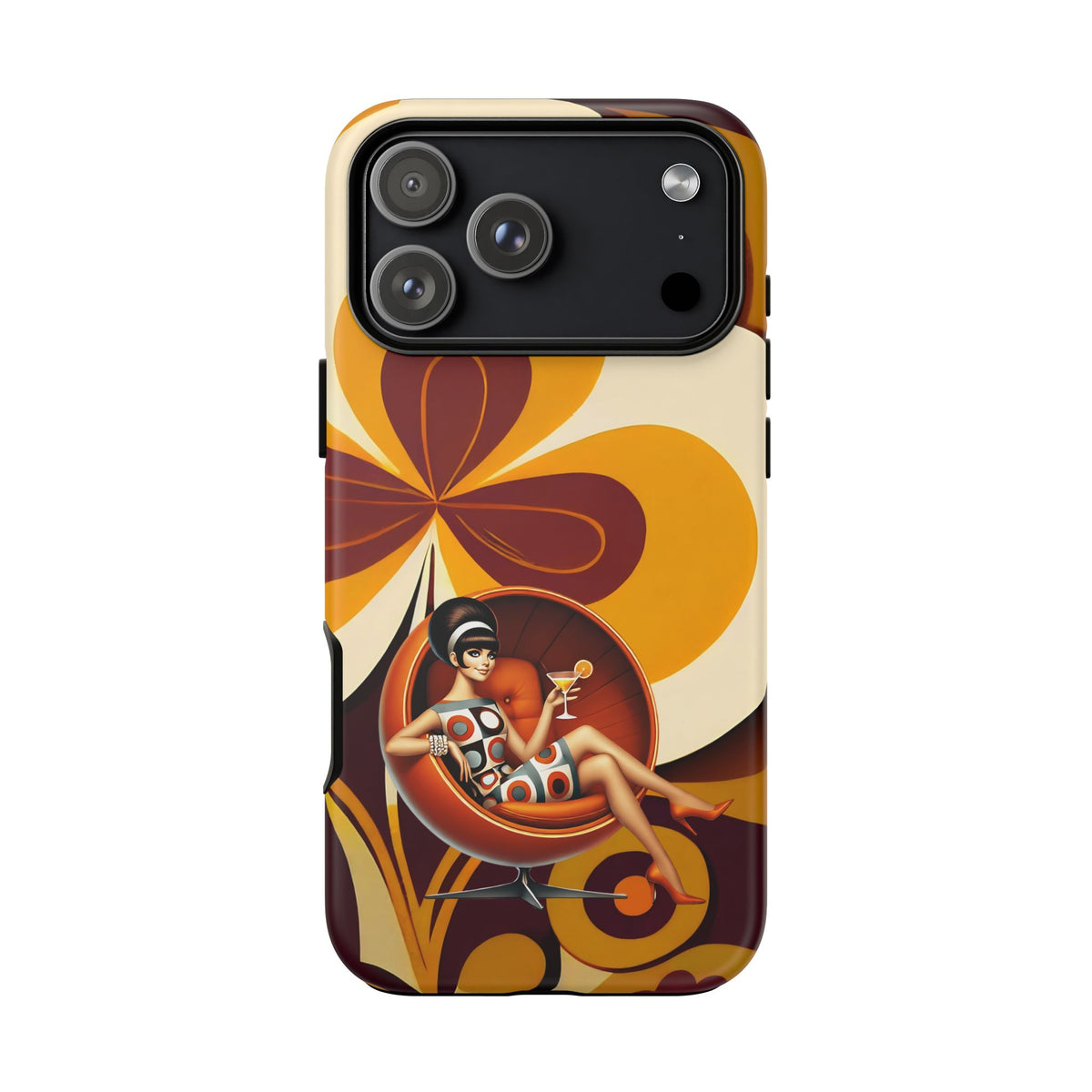 Groovy Mod 60s Retro Flower Power Phone Cases