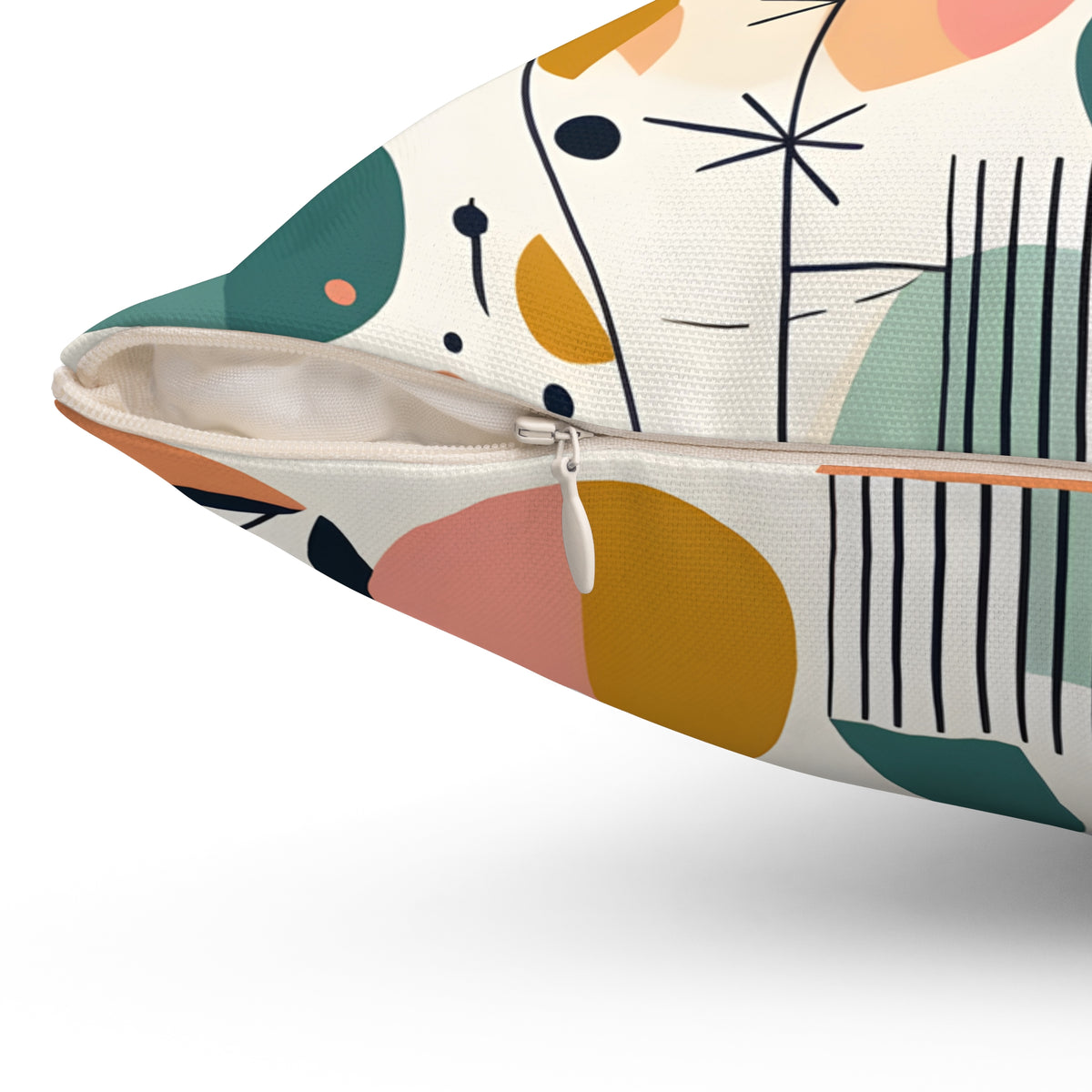 Mid Century Modern Scandinavian Designed Minimalist Mod Retro Pillow And Insert - Mid Century Modern Gal