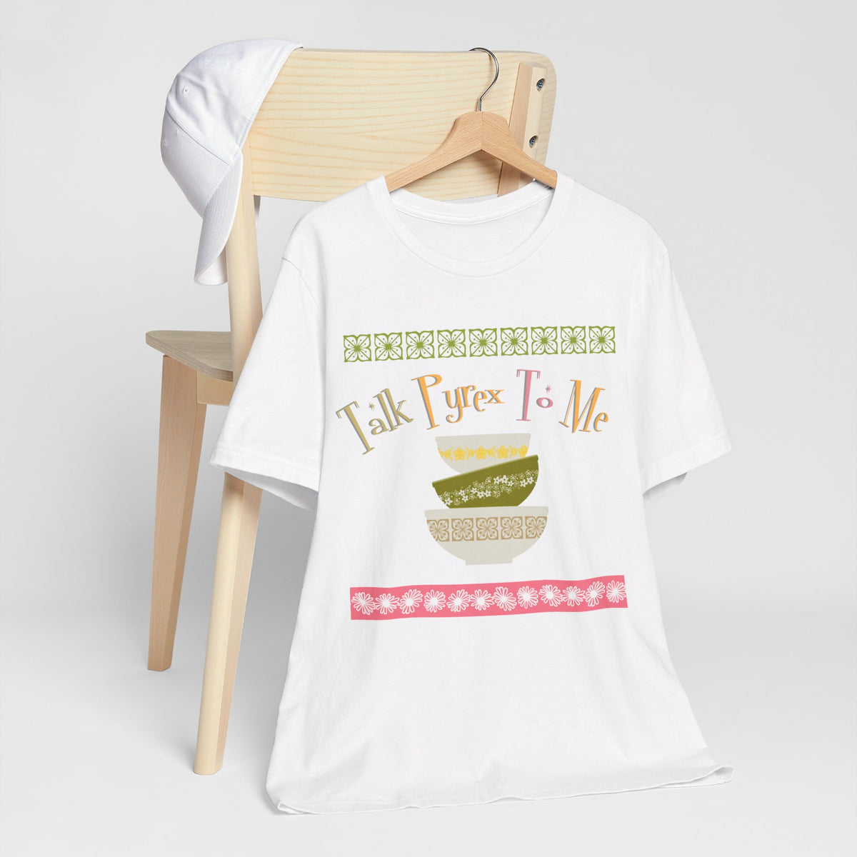 Pyrex Collector Retro T-Shirt, Pyrex Lover, Funny Quirky Collectors Edition By MCM GAL - Mid Century Modern Gal