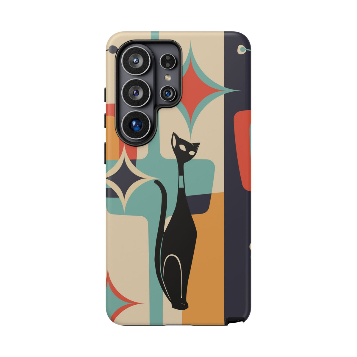 Atomic Cat, Sexton Cat, Mid Mod, Retro Geometric, Starburst Tough Phone Cases