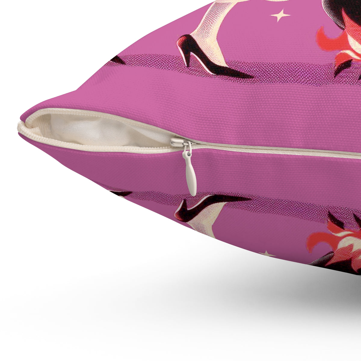 Witch's Brew Mid Century Modern Halloween Gothic Pink Pillow Cover and Insert - Mid Century Modern Gal