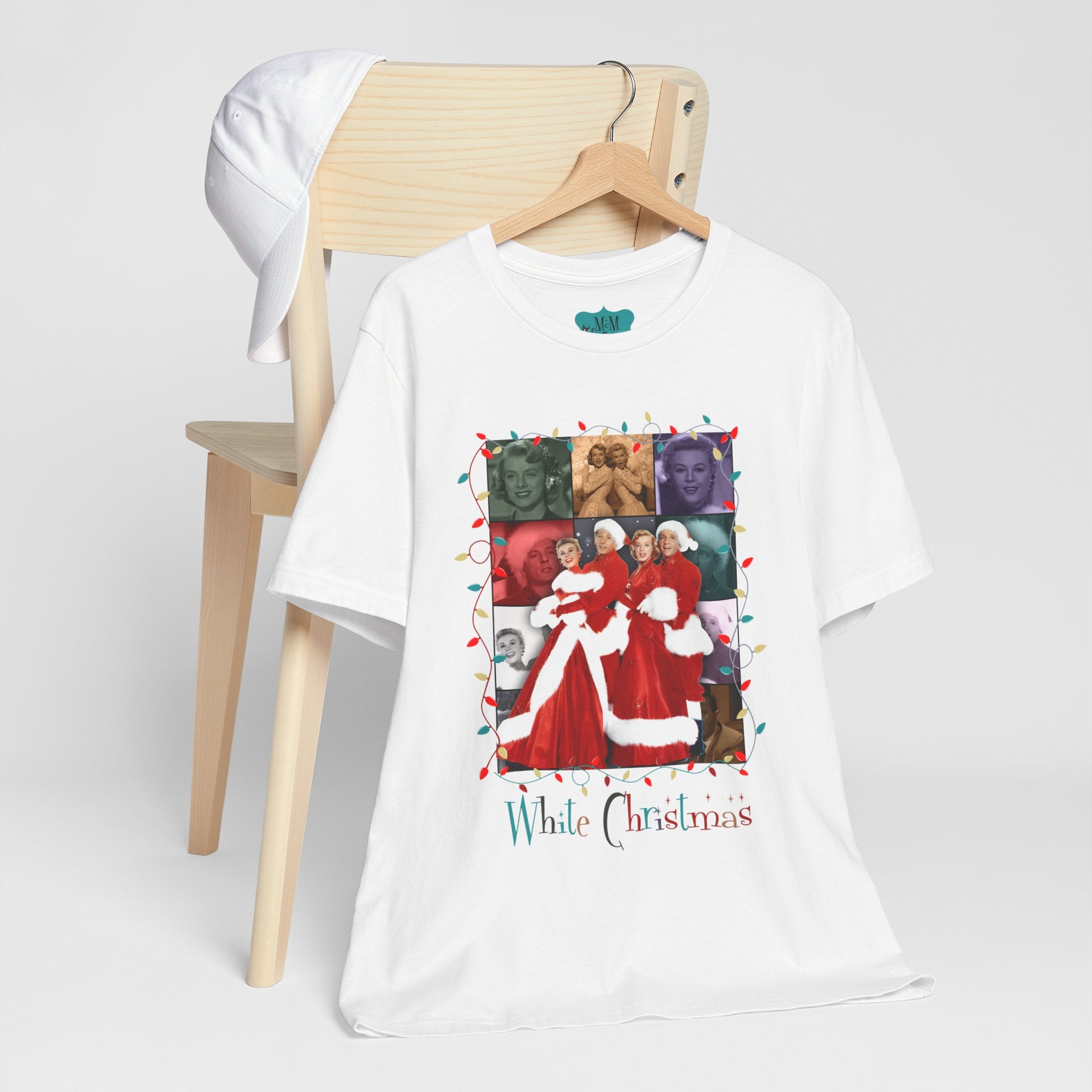 Wallace And Davis Sisters Sisters 50s White Christmas Movie Tee - Mid Century Modern Gal