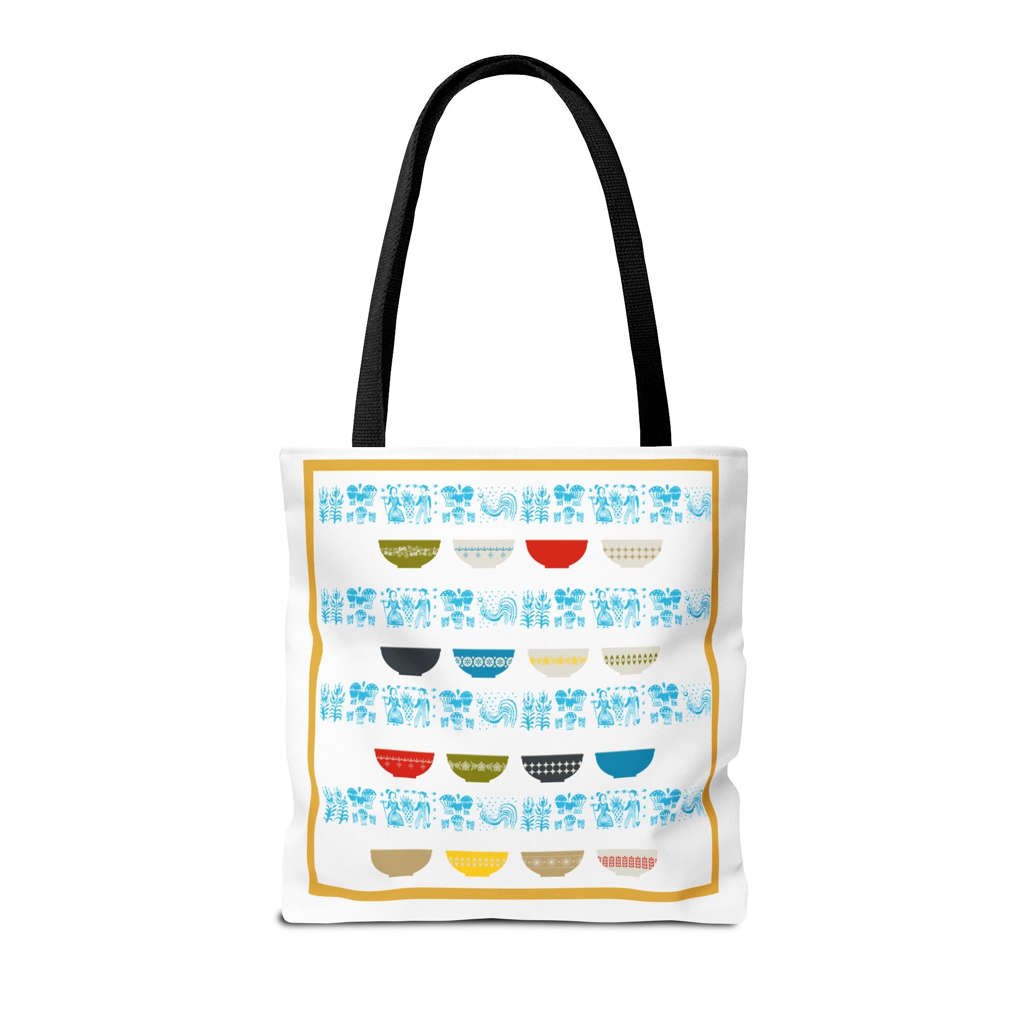 Pyrex Collector, Vintage Pyrex Lover, Kitschy Mod Everyday Tote Bag - Mid Century Modern Gal