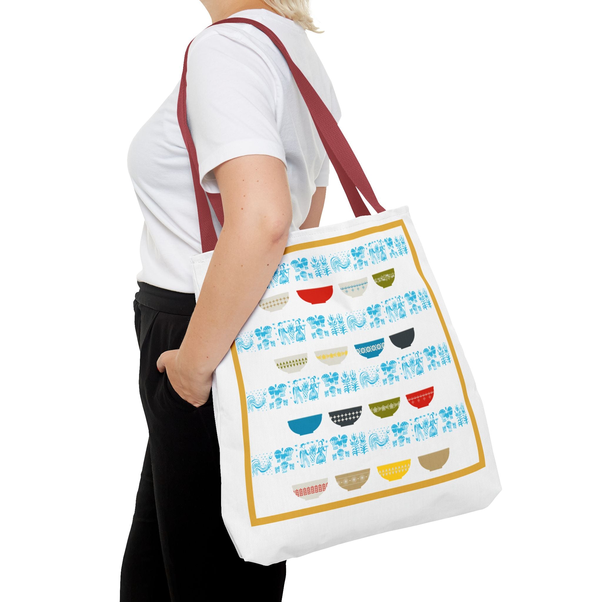 Pyrex Collector, Vintage Pyrex Lover, Kitschy Mod Everyday Tote Bag