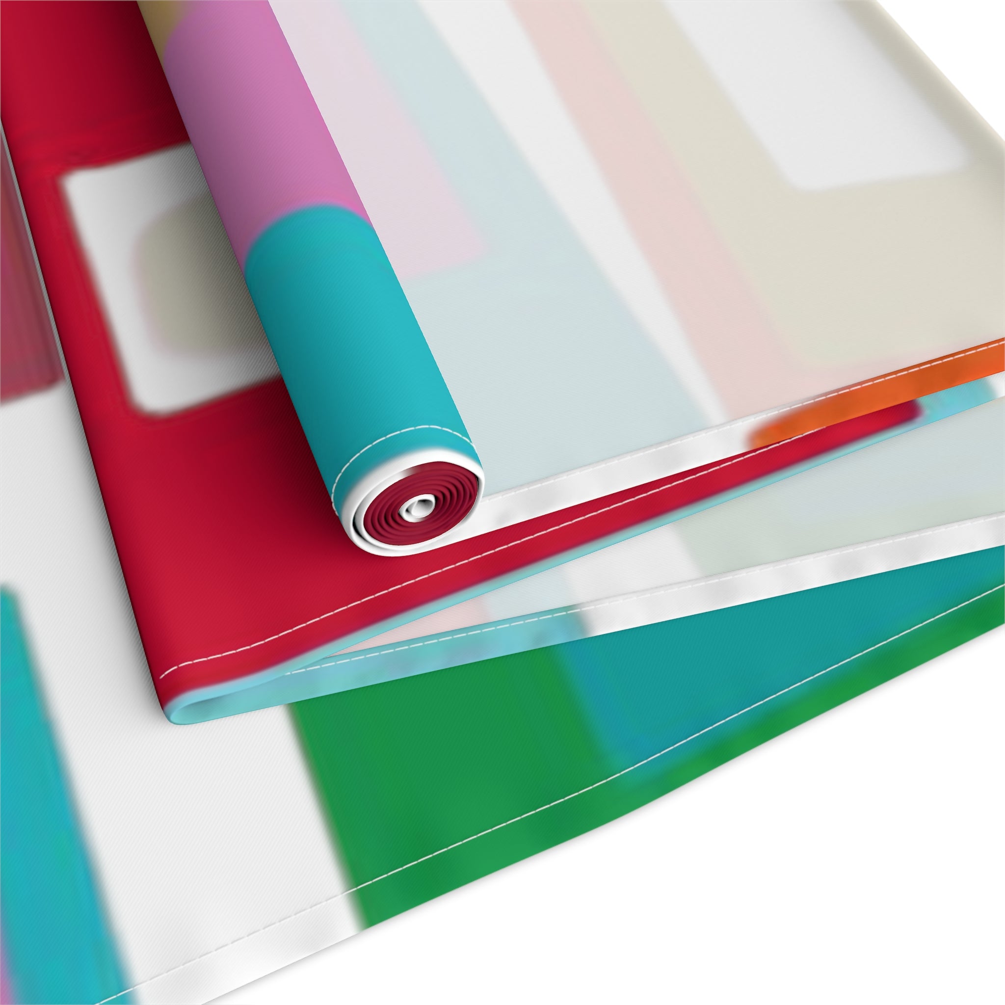 Mid Century Modern Geometric Funky Bold, Colorful MCM Kitchen, Dining Table Runner - Mid Century Modern Gal