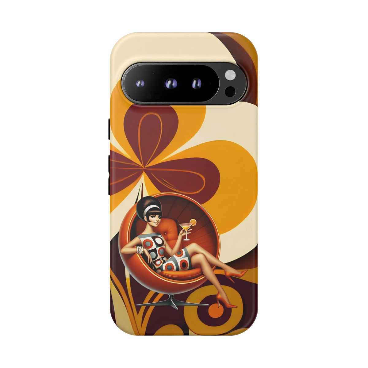 Groovy Mod 60s Retro Flower Power Phone Cases