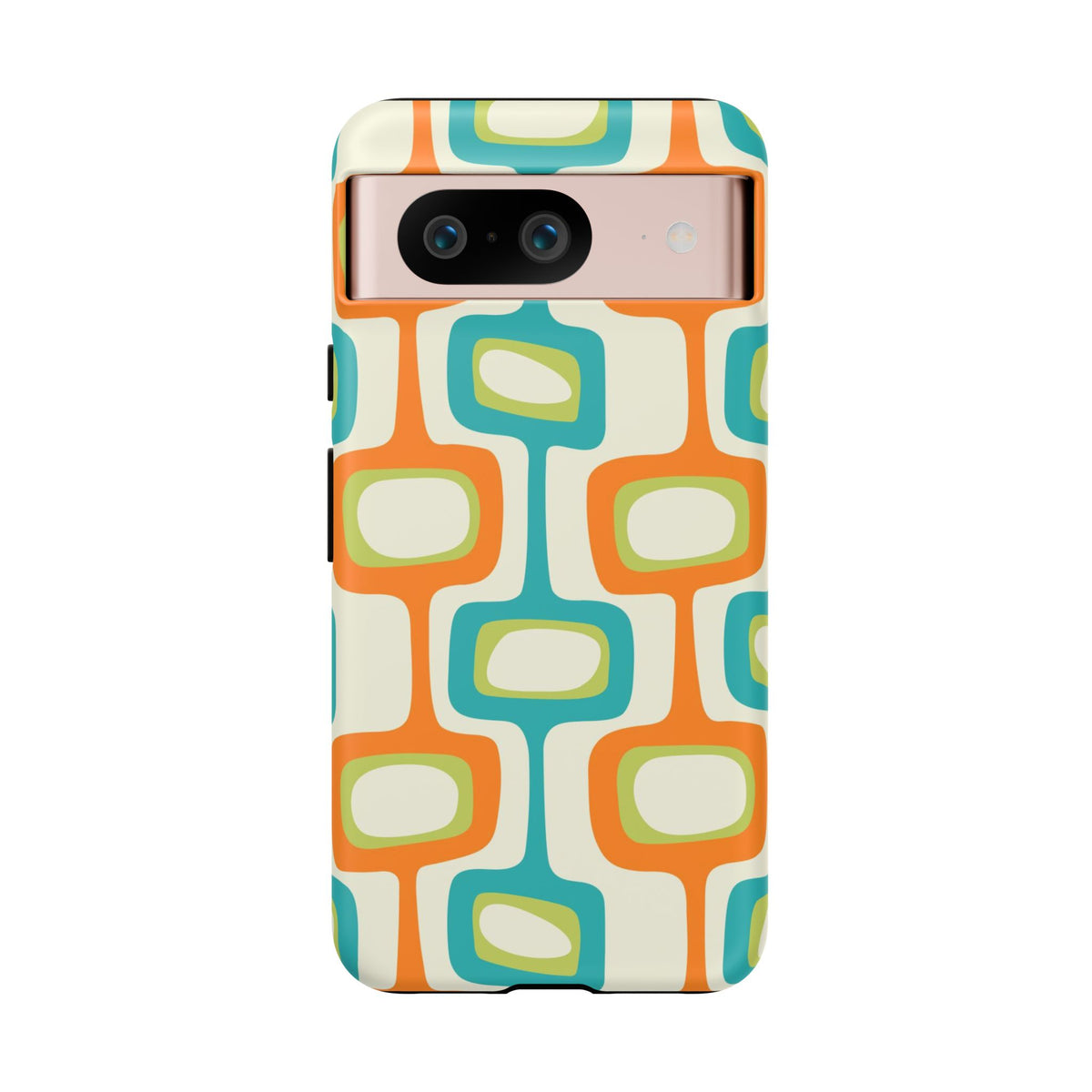 Mid Century Modern Groovy Googie Design, Colorful Smart Phone Tough Cases